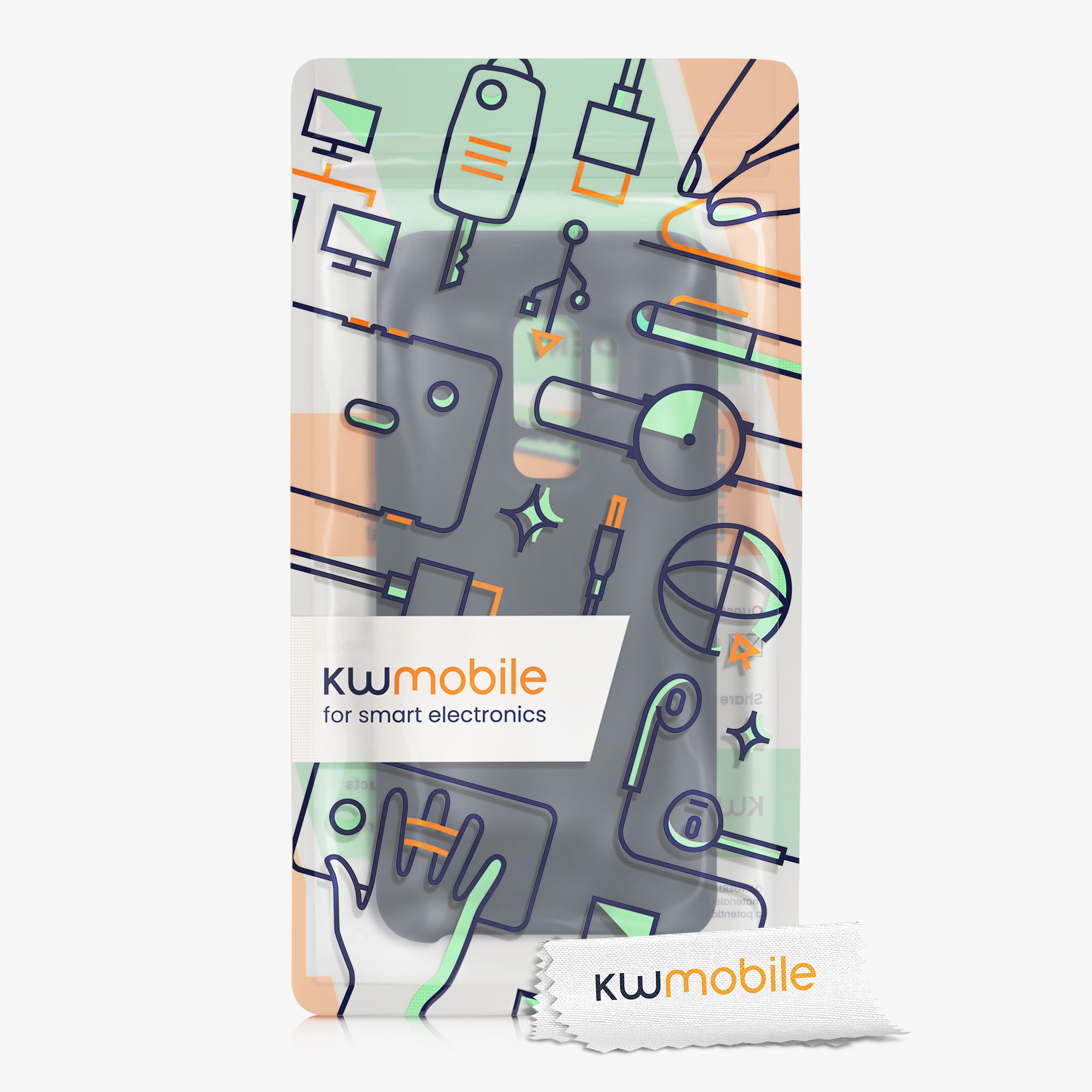 Kryt na mobil Galaxy S9 Plus kwmobile borůvkově modrý