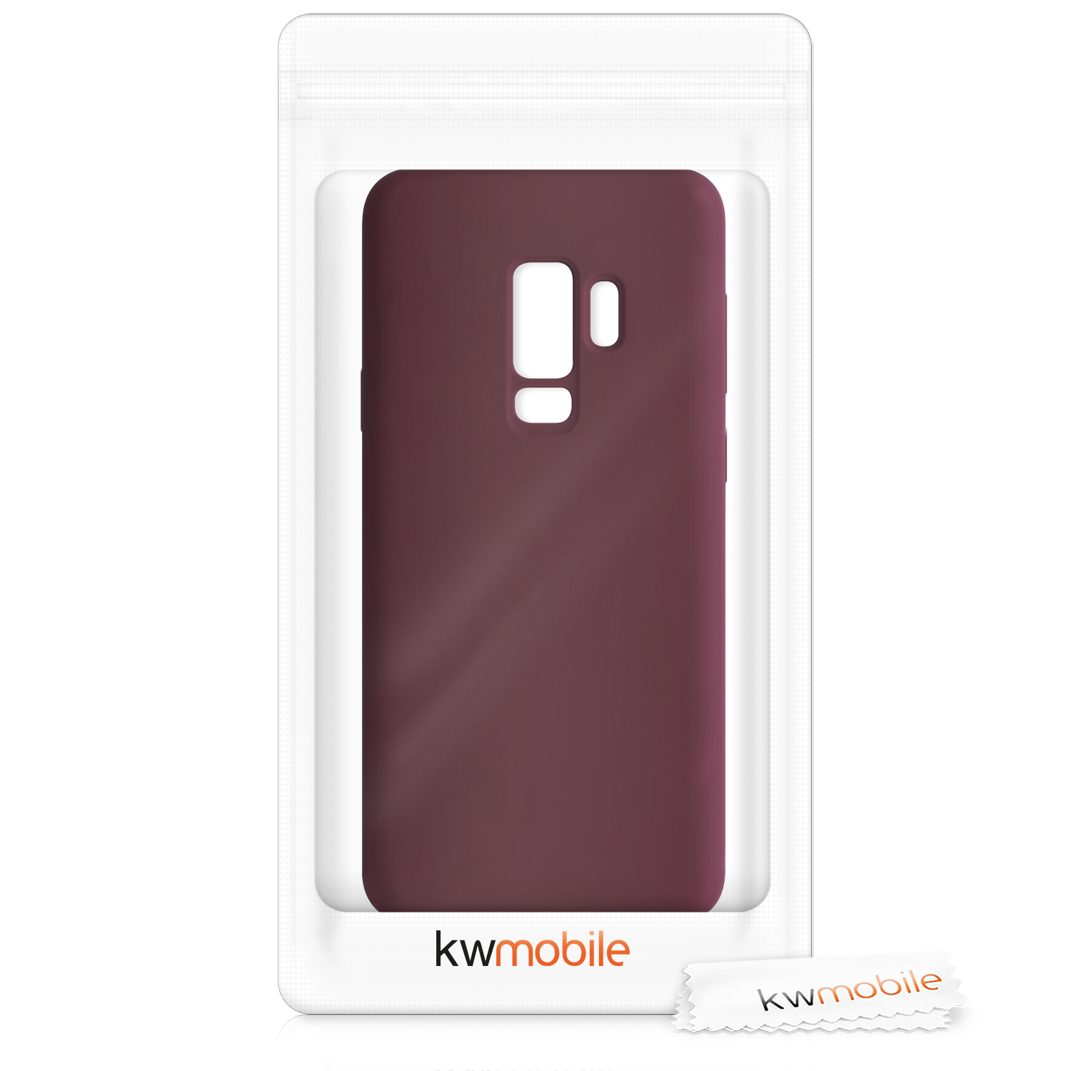 Kryt na mobil Galaxy S9 Plus kwmobile červenohnědý