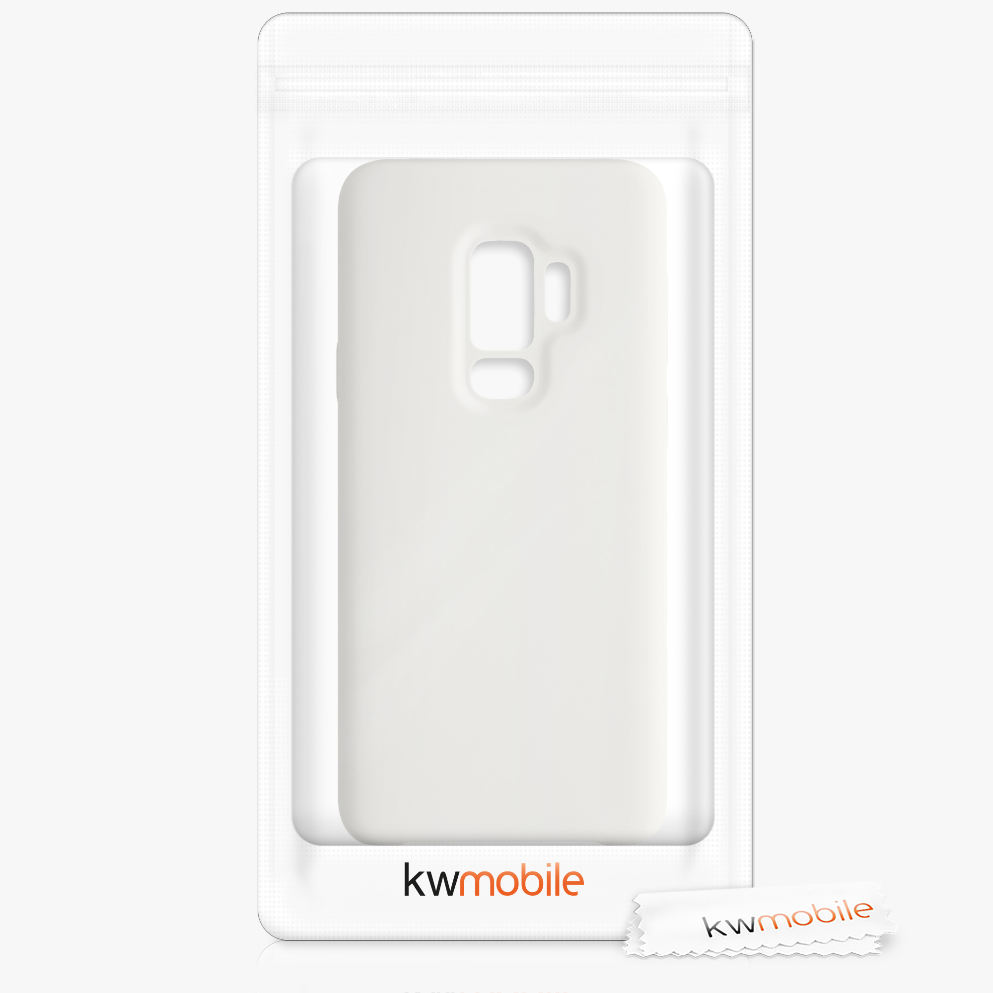 Kryt na mobil Galaxy S9 Plus kwmobile matně bílý