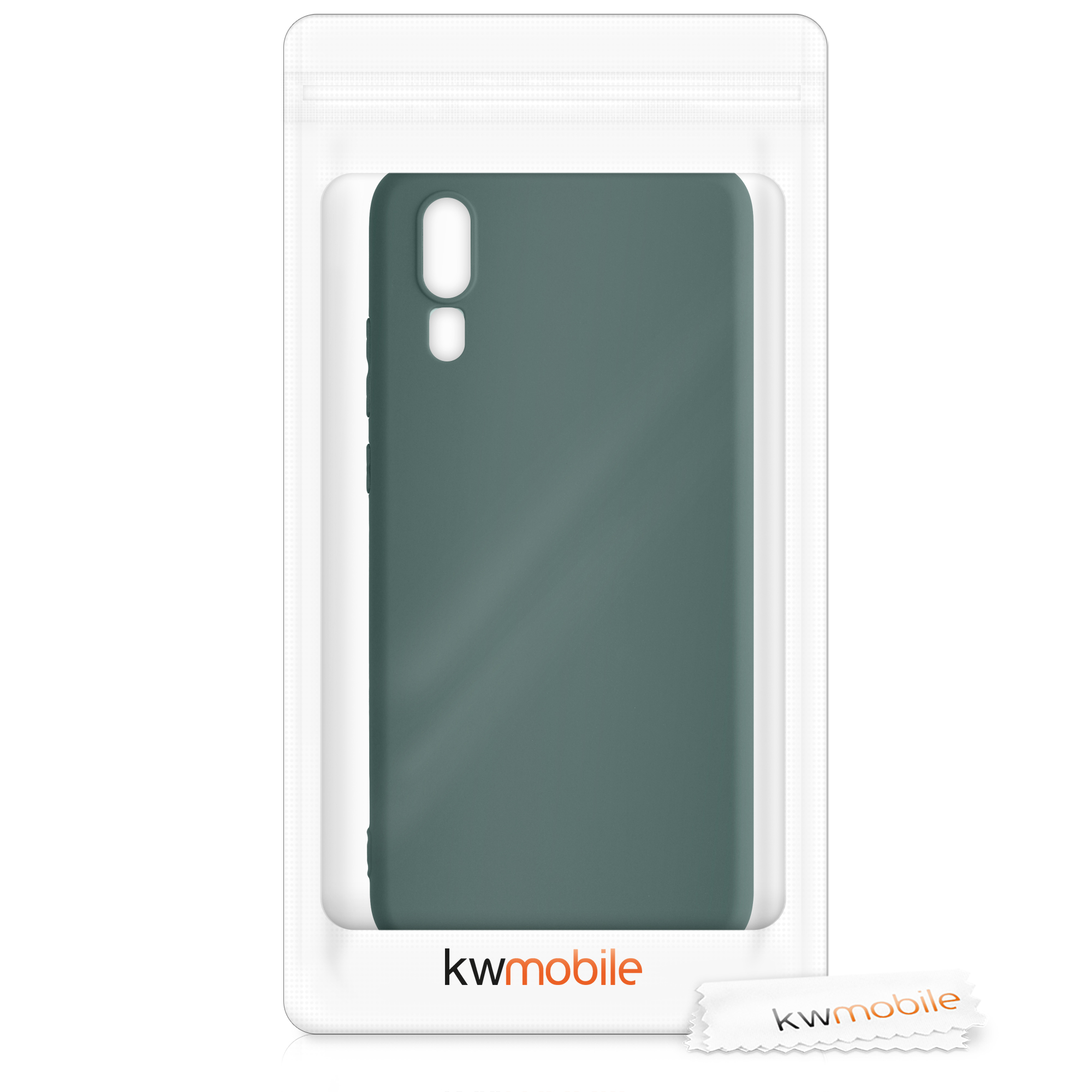 Kryt kwmobile Huawei P20, modrozelená