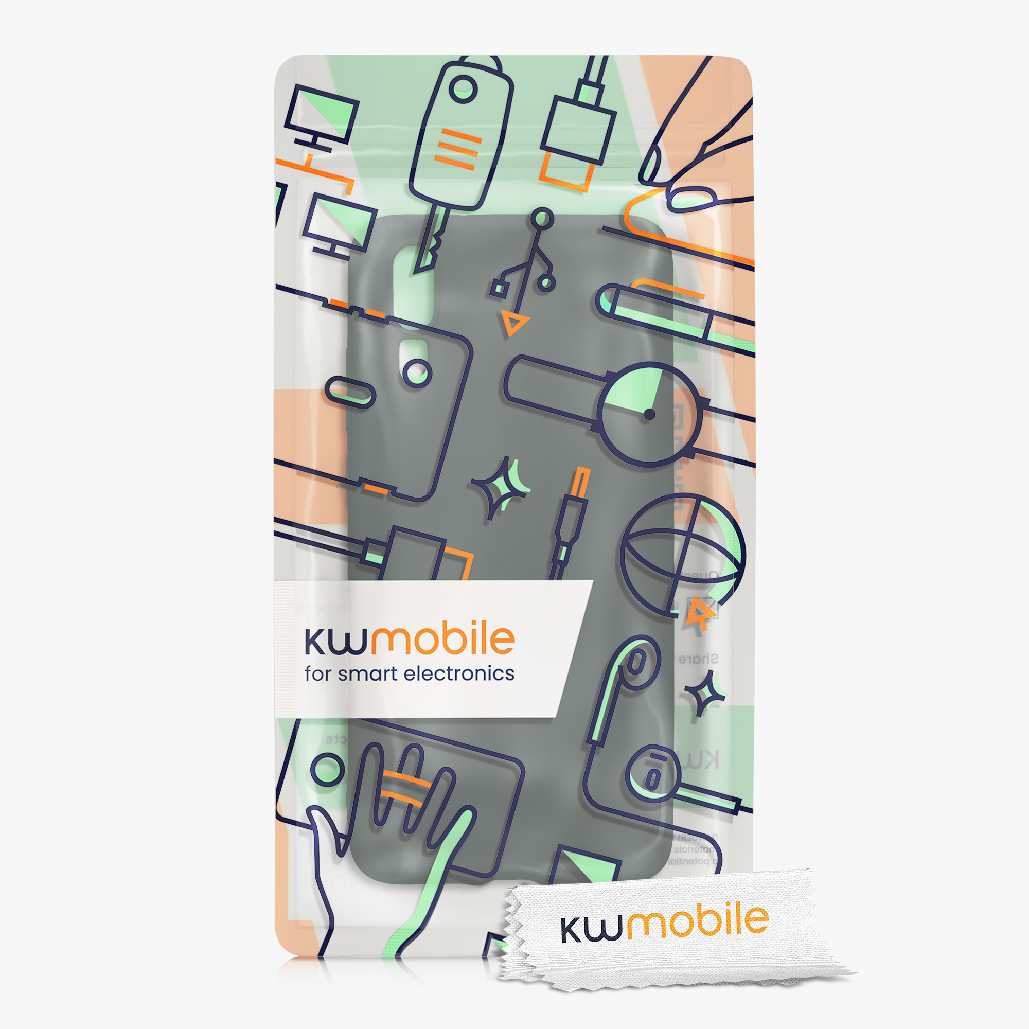 Kryt kwmobile Huawei P20, mechově zelená