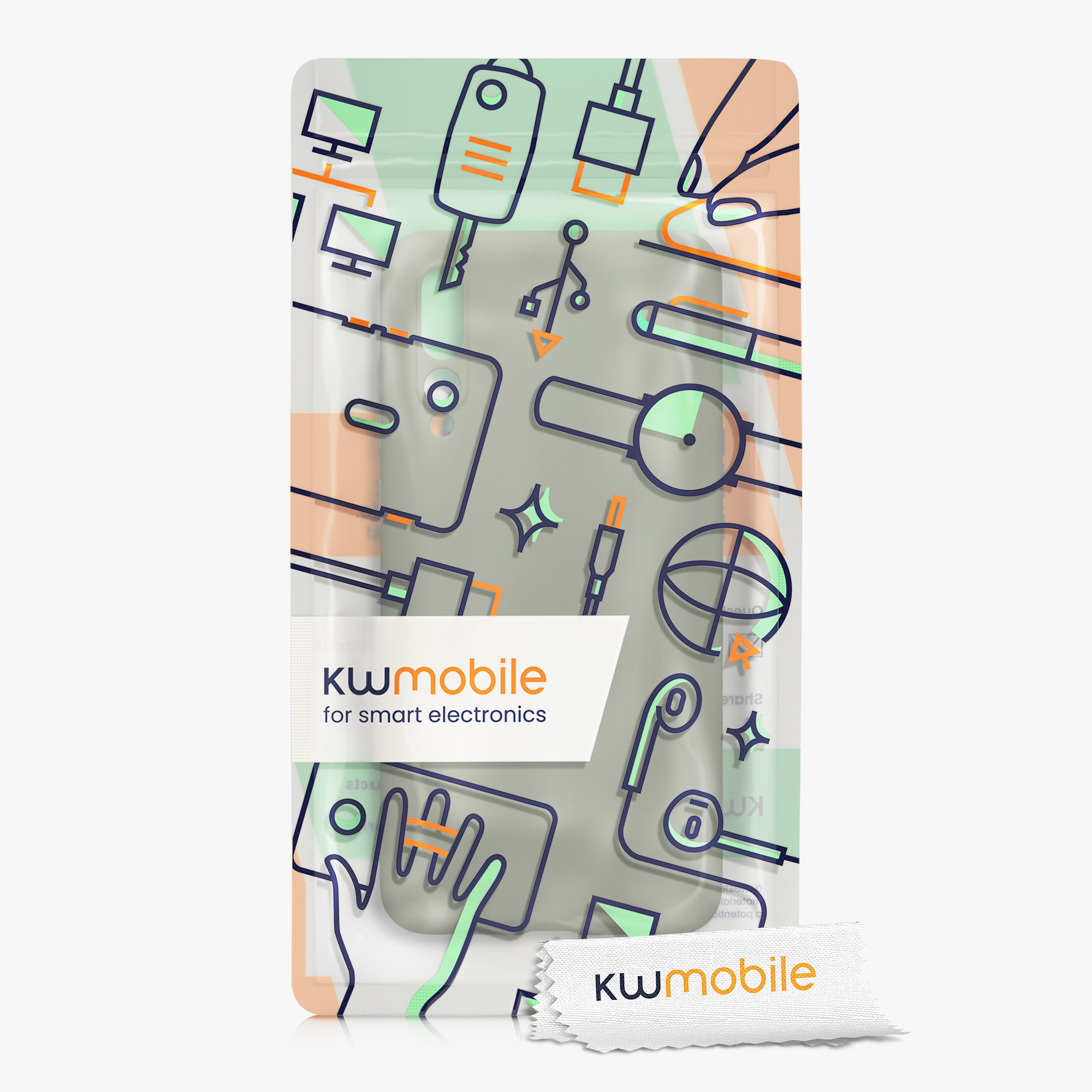 Kryt kwmobile Huawei P20 Pro, šedozelená