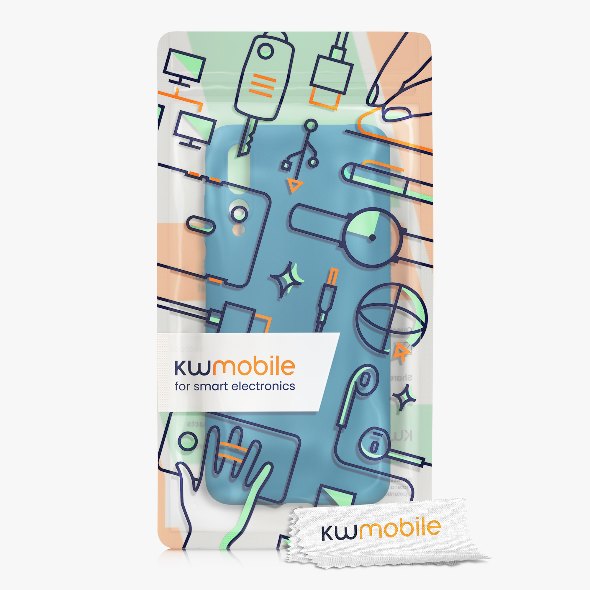 Kryt kwmobile Huawei P20 Pro, karibská modrá
