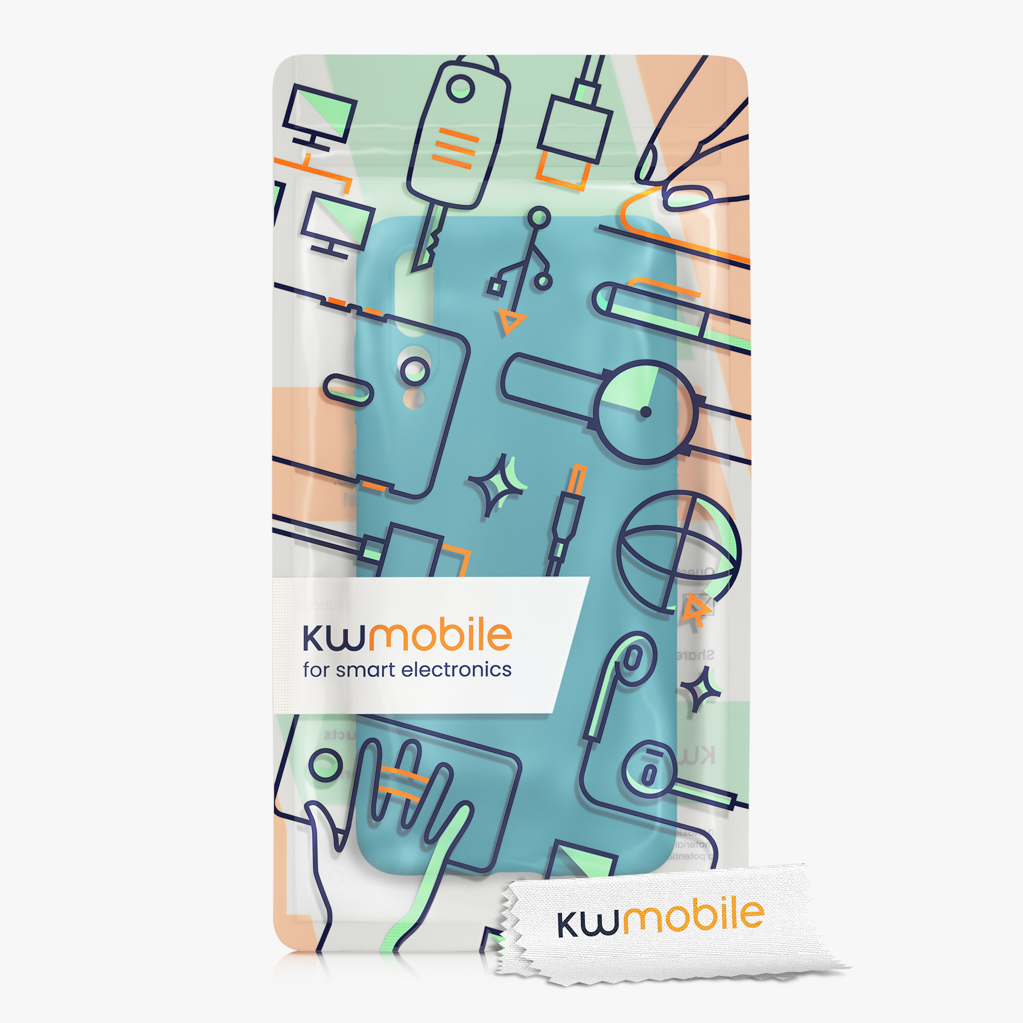 Kryt kwmobile Huawei P20 Pro, petrolejová matná