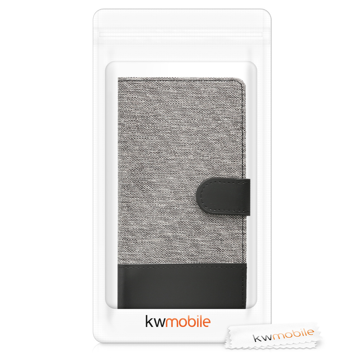 Flipové pouzdro kwmobile - Sony Xperia XA2 - šedá / černá