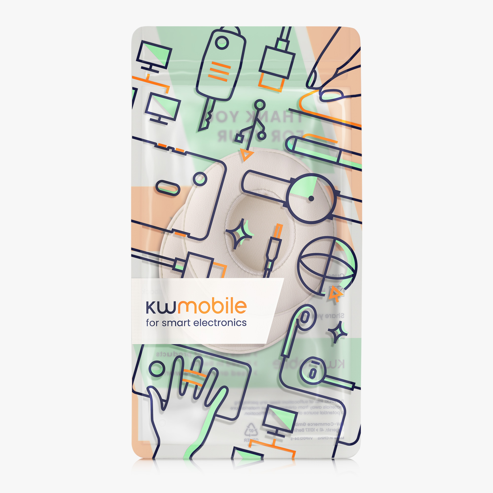Náhradní náušníky kwmobile pro Beats Solo 2 Wireless / Solo 3 Wireless Replacement Ear Pads, bé
