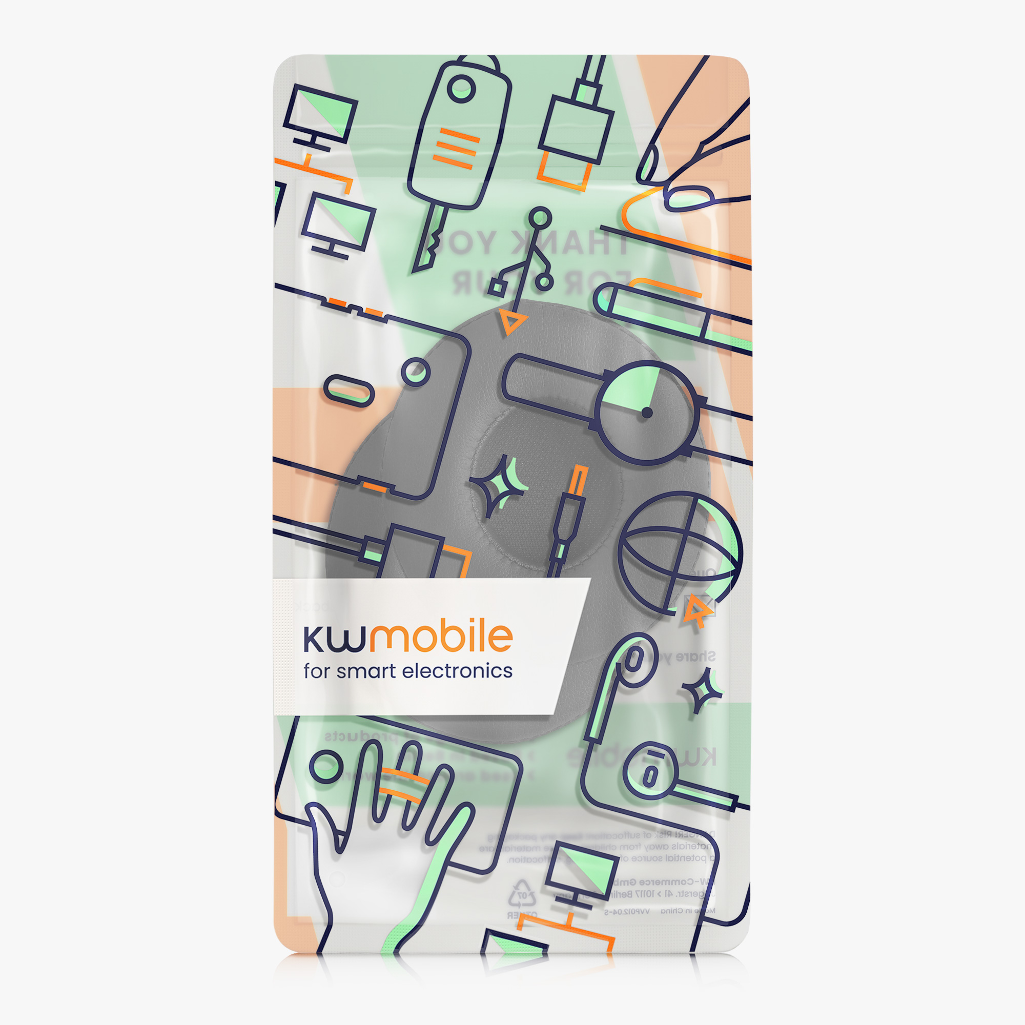 Náhradní náušníky kwmobile pro Beats Solo 2 Wireless / Solo 3 Wireless Replacement Ear Pads, tm
