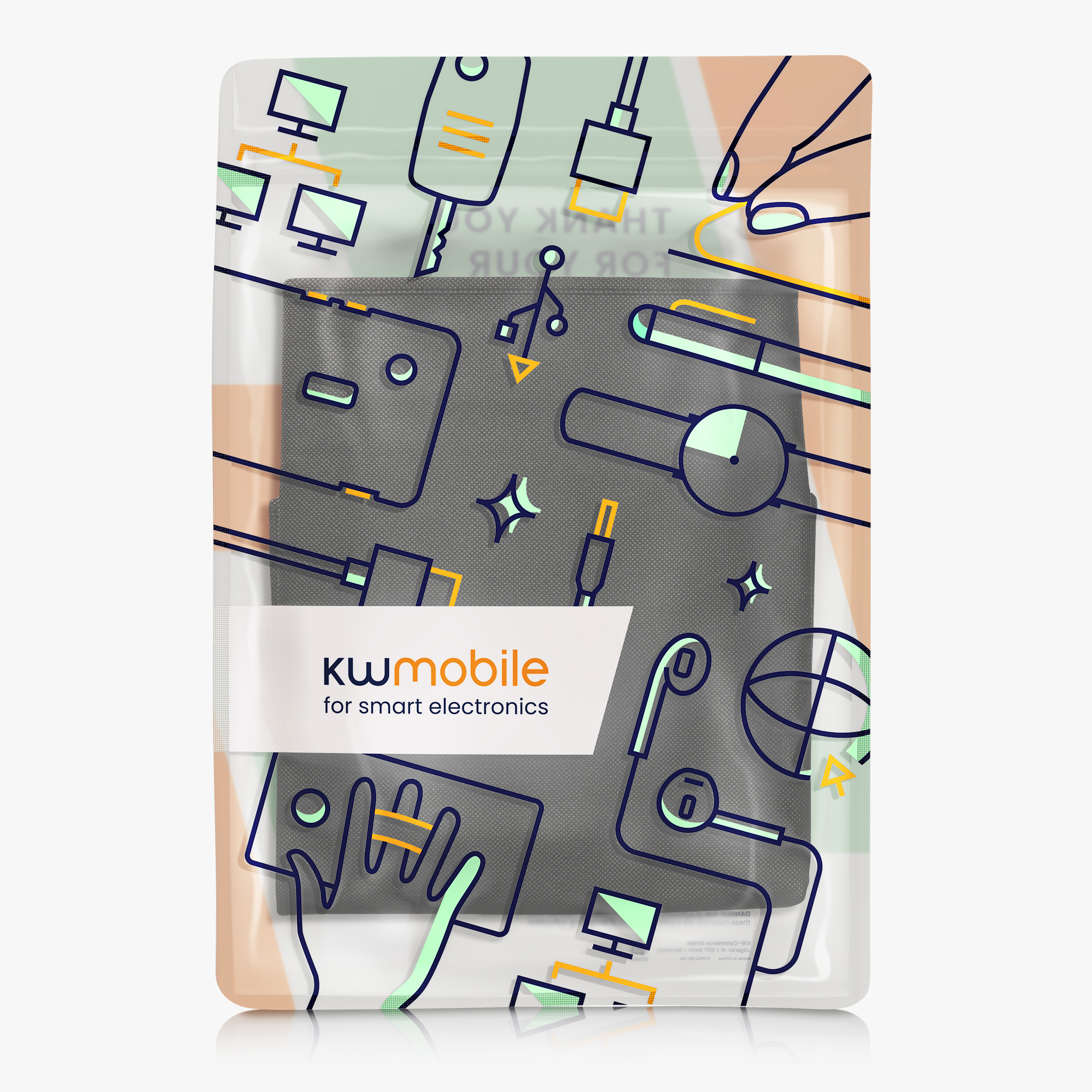 Protiprašný kryt monitoru kwmobile 31-32" černá