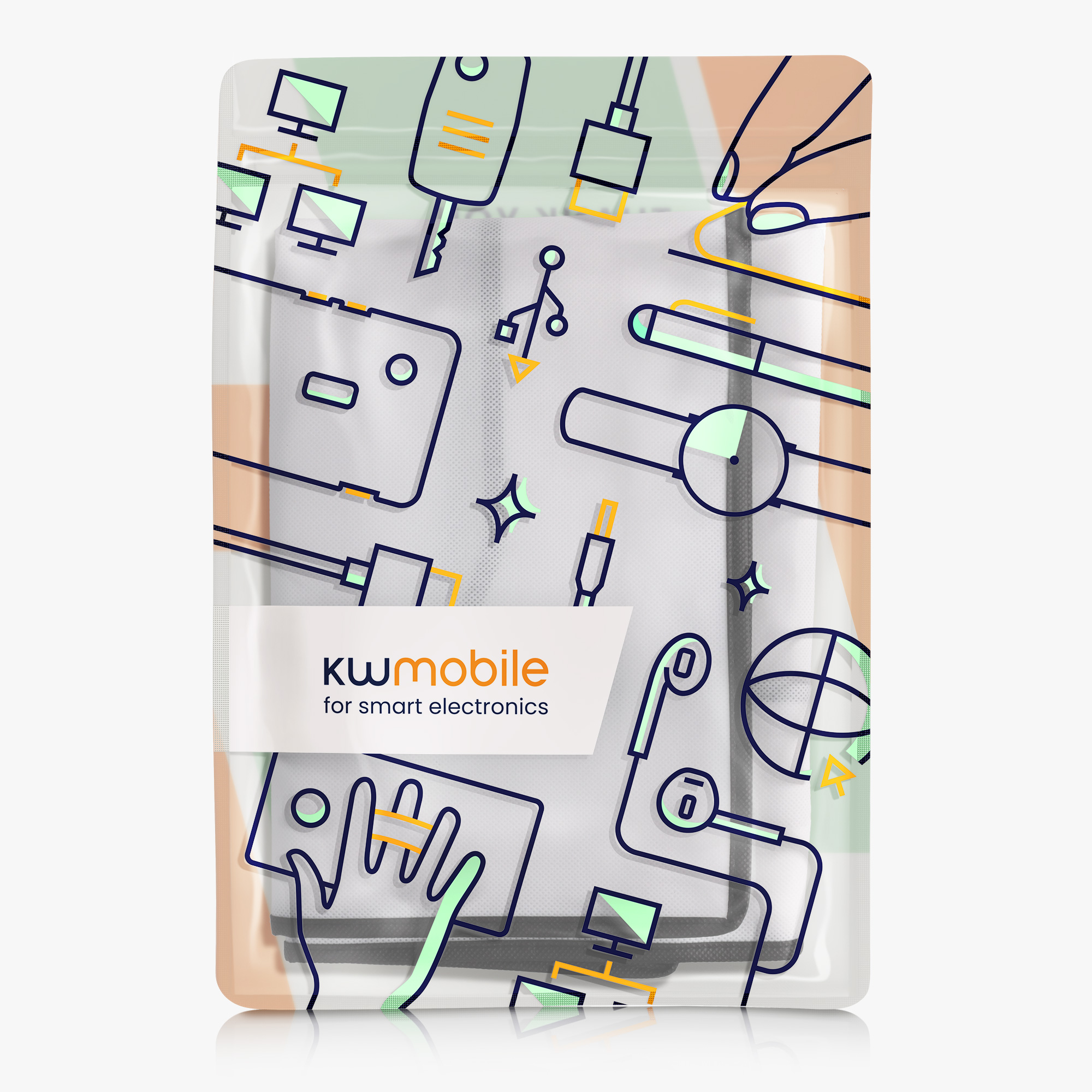 Protiprašný kryt monitoru kwmobile 31-32" bílá