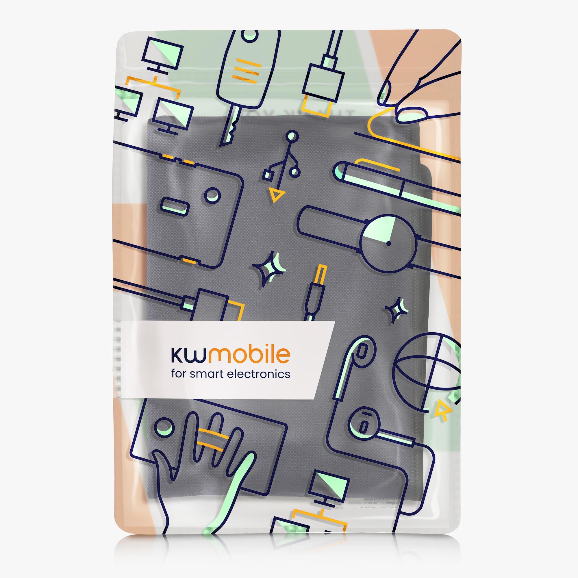 Protiprašný kryt monitoru kwmobile 31-32" tmavě modrá
