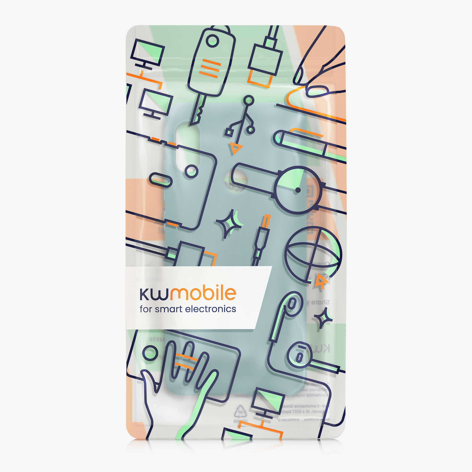 TPU kryt kwmobile pro Xiaomi Redmi Note 5 (Global Version) / Note 5 Pro - tmavě modrá Arctic Night