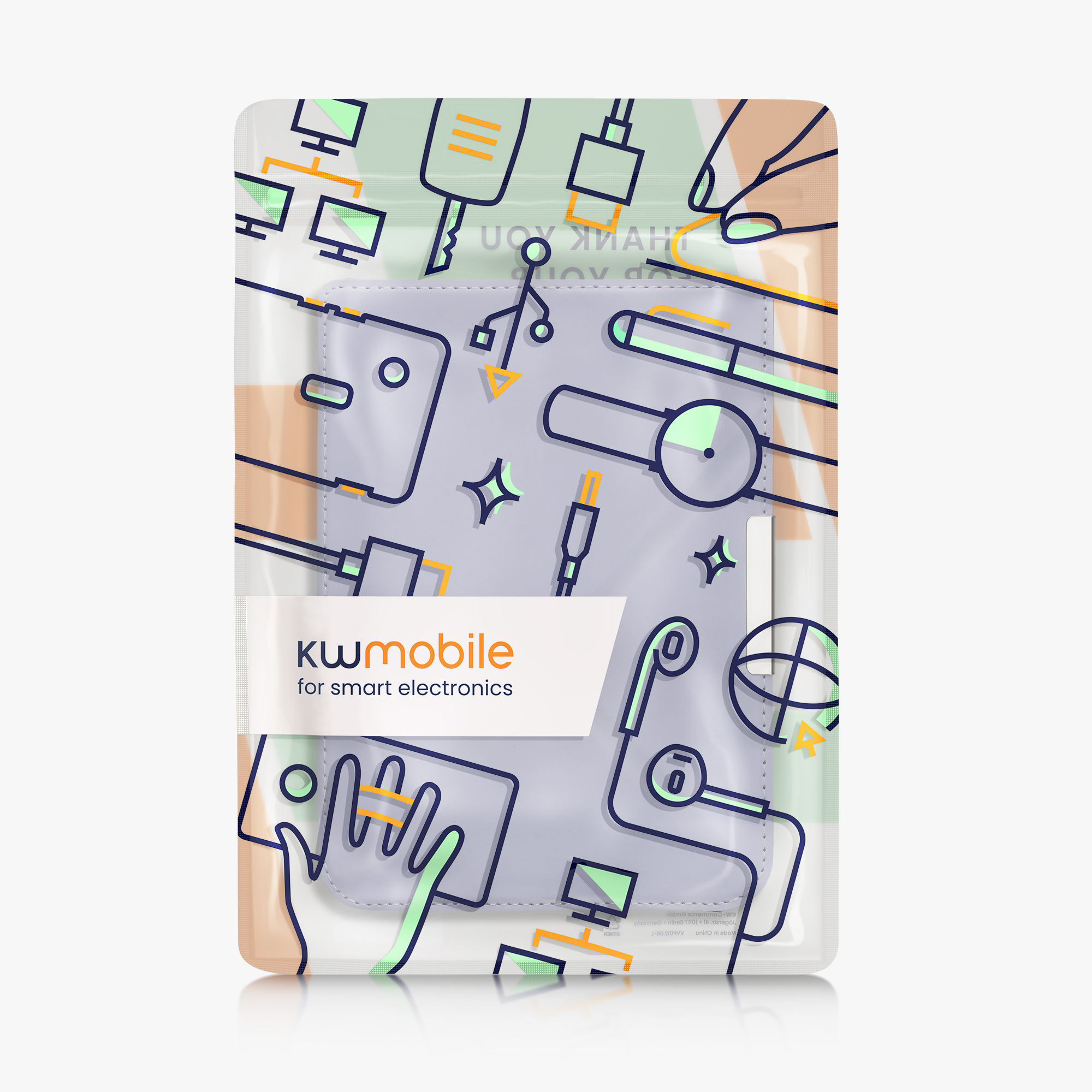 Pouzdro na čtečku kwmobile pro Pocketbook InkPad 3 / 3 Pro / Color /… - levandulová