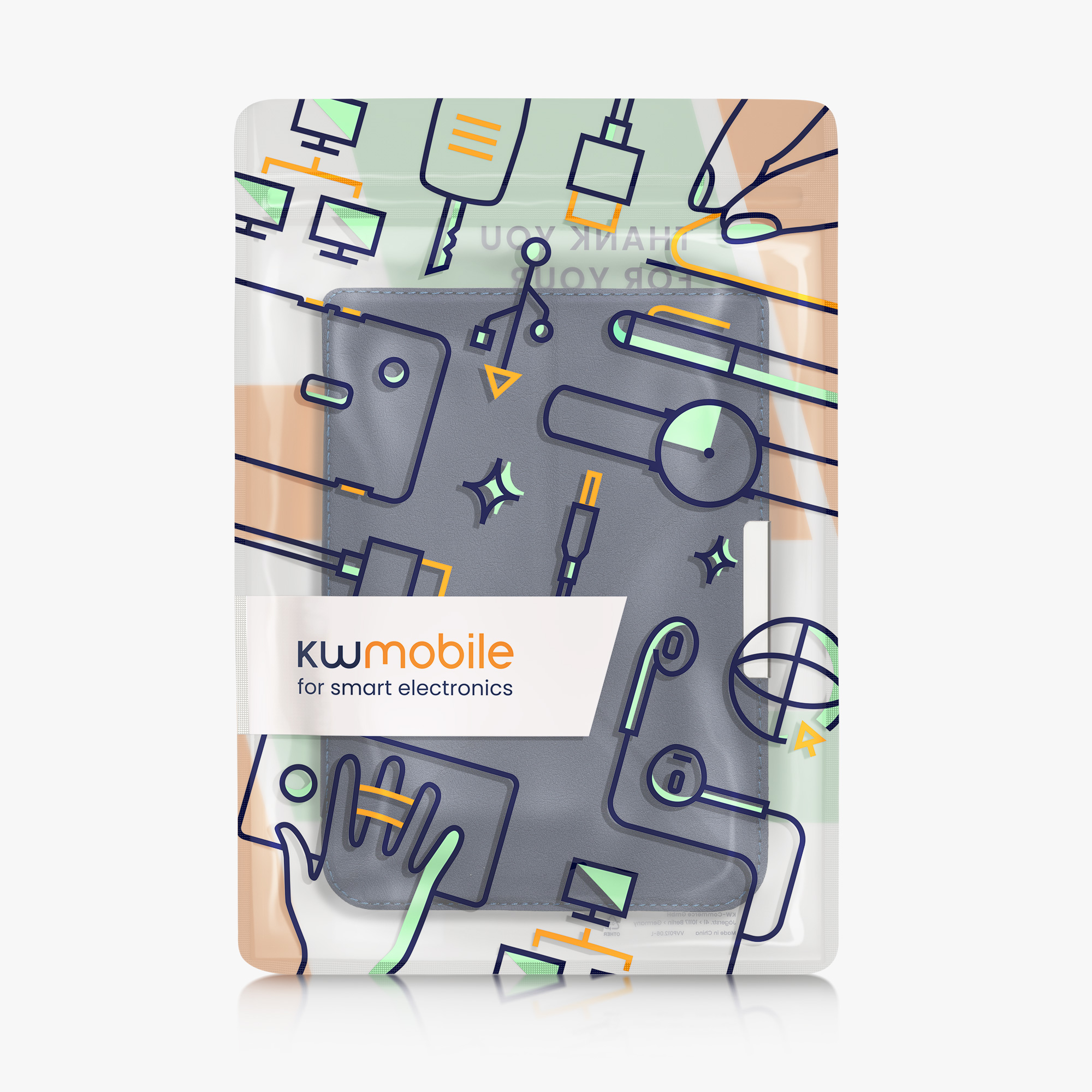 Pouzdro na čtečku kwmobile pro Pocketbook InkPad 3 / 3 Pro / Color /… - tmavě modrá