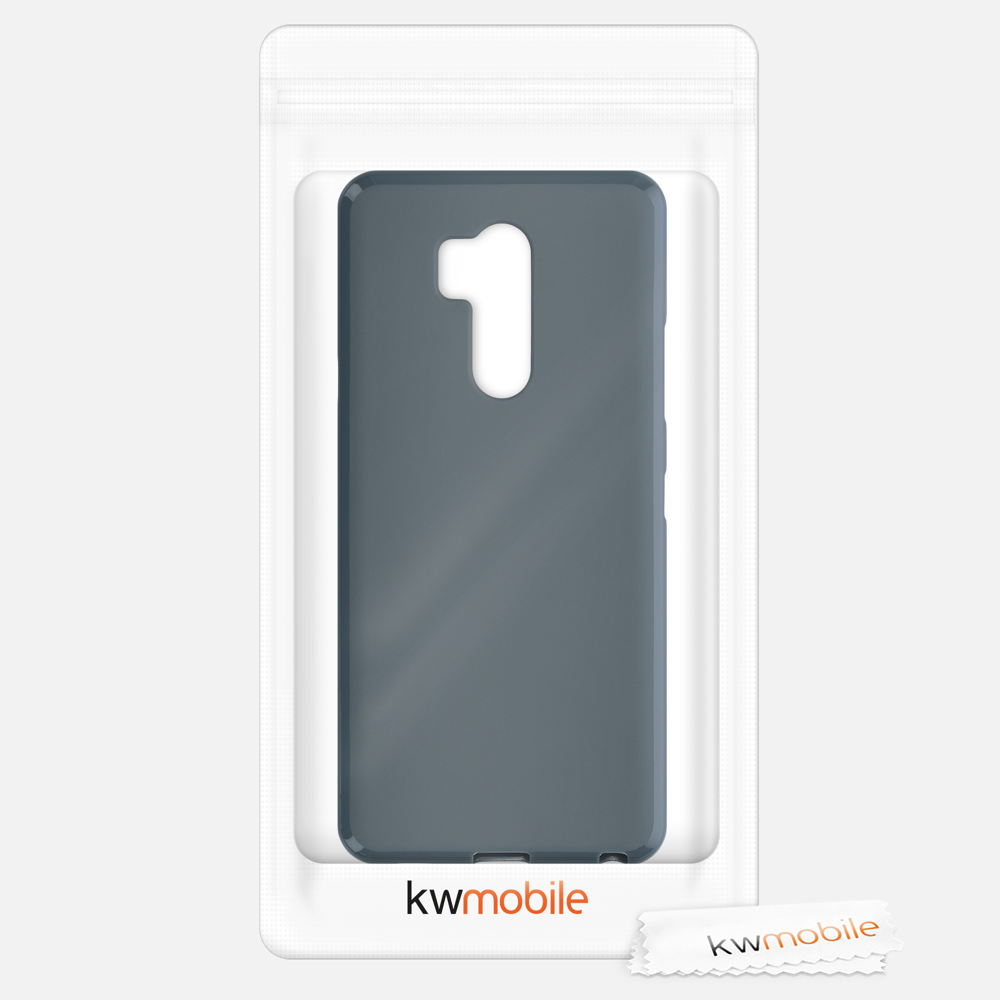 Kryt na mobil LG G7 ThinQ / Fit / One kwmobile TPU tmavě břidlicový