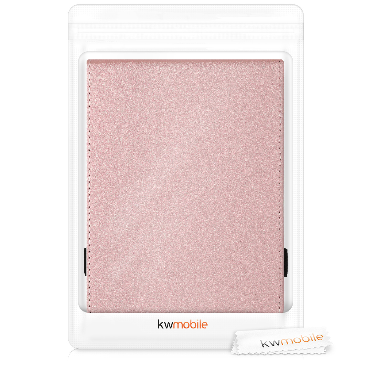 Flip pouzdro na čtečku Kobo Aura H2O Edition 2 rose gold se stojánkem a poutkem