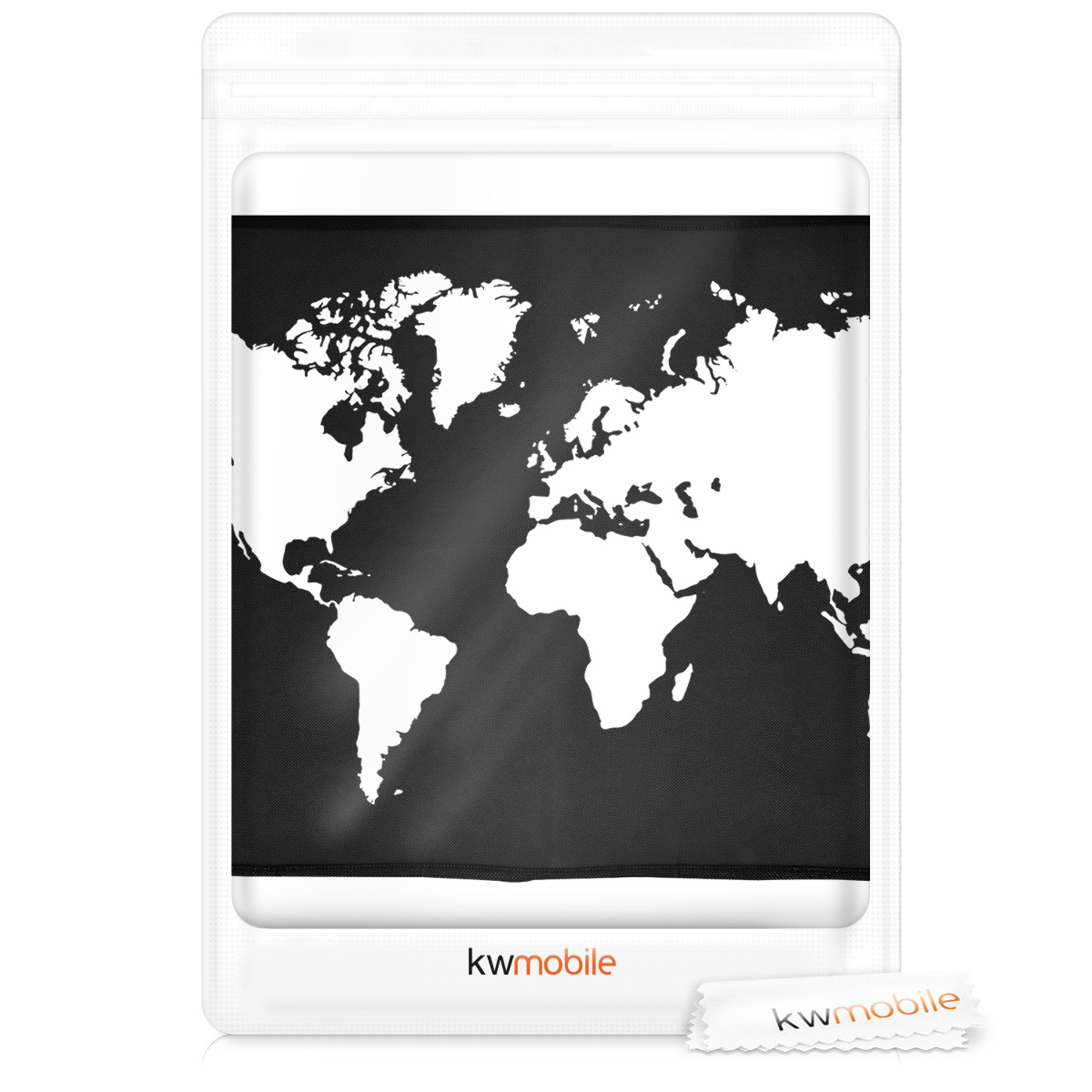 Protiprašný kryt monitoru kwmobile 27-28" travel outline - bílá / černá
