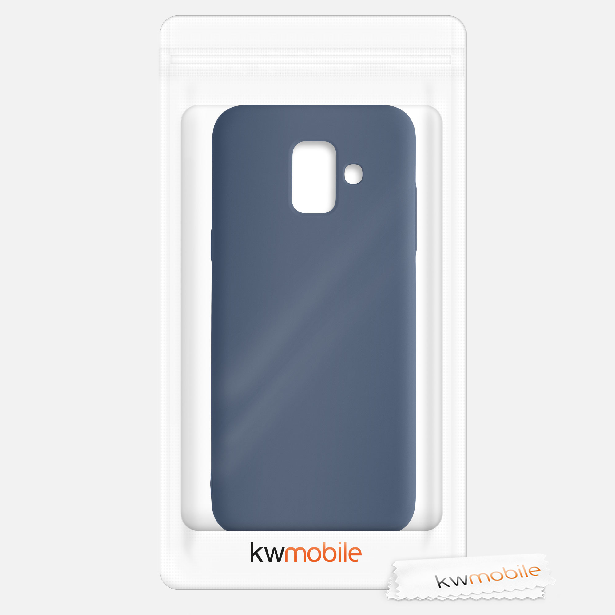 Kryt na mobil Samsung Galaxy A6 (2018) kwmobile TPU modrý