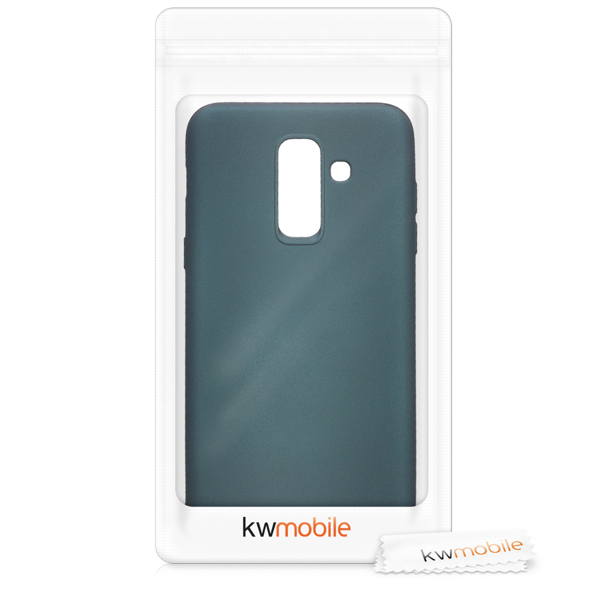 Metalický kryt na mobil Samsung Galaxy A6+/A6 Plus (2018) kwmobile Metallic Teal