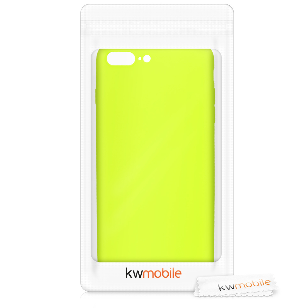 Silikonový kryt kwmobile pro Apple iPhone 7 Plus / iPhone 8 Plus - žlutá