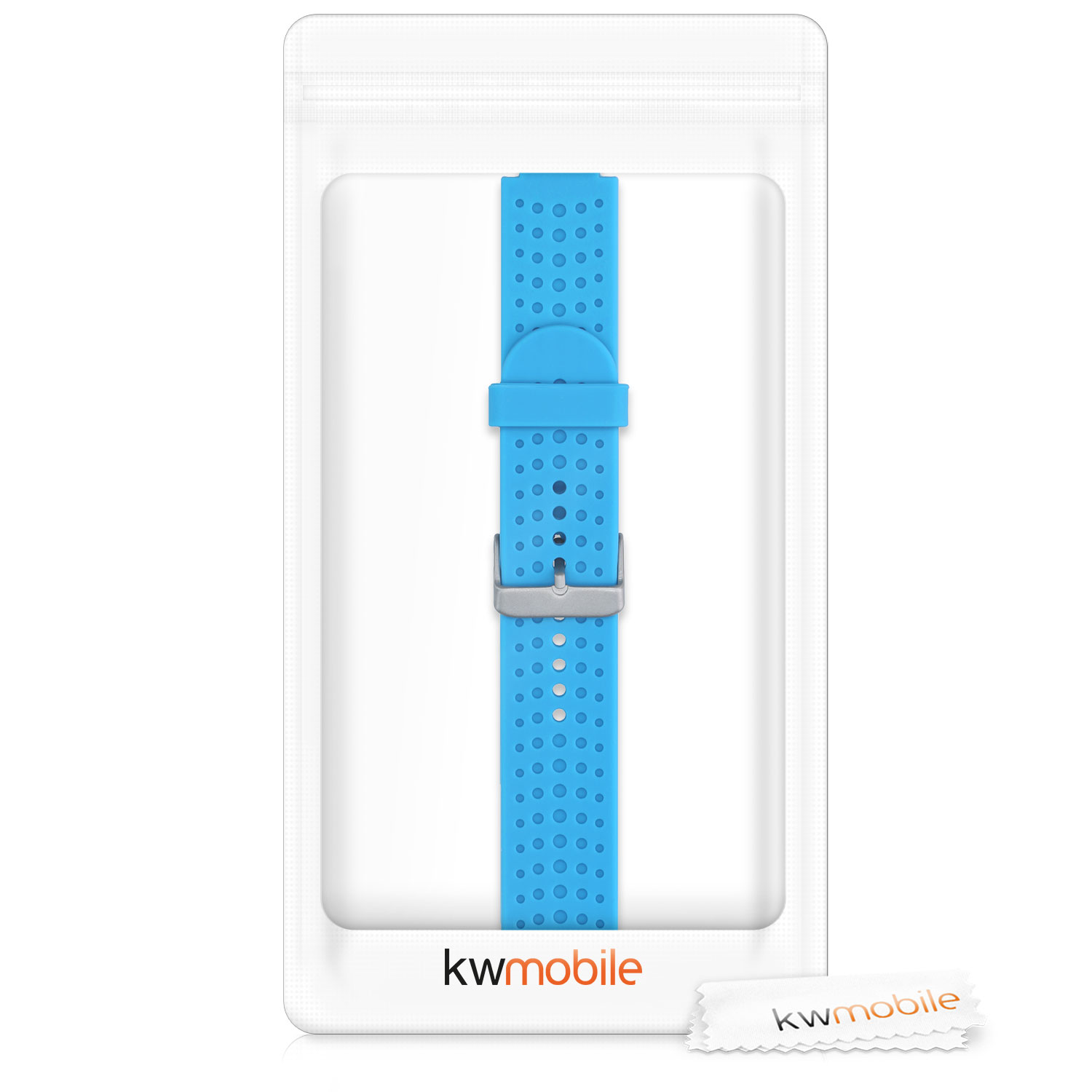 Řemínek Garmin Forerunner 25 (L) kwmobile silikon 1 ks modrá