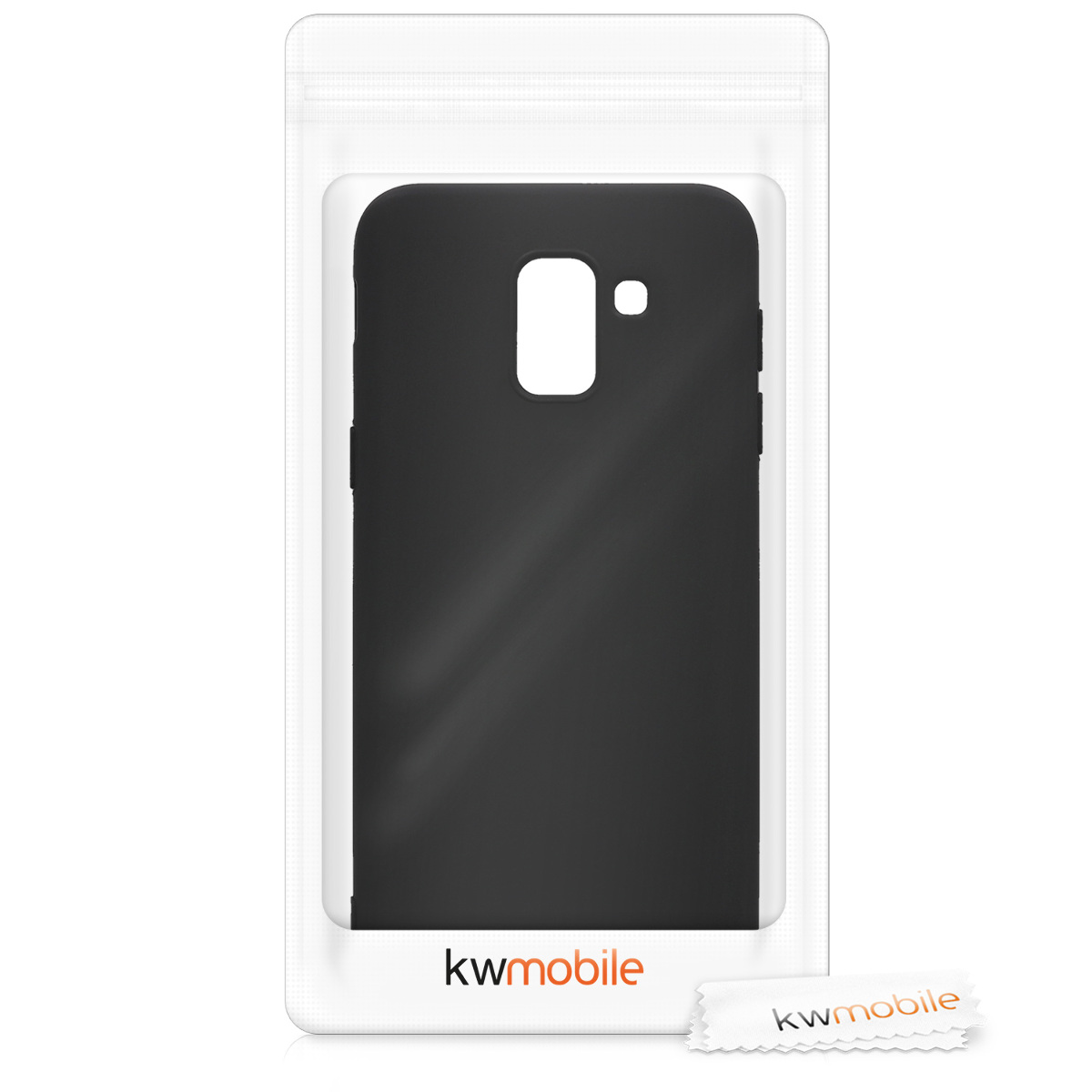 Kryt na mobil Samsung Galaxy J6 kwmobile TPU matně černý
