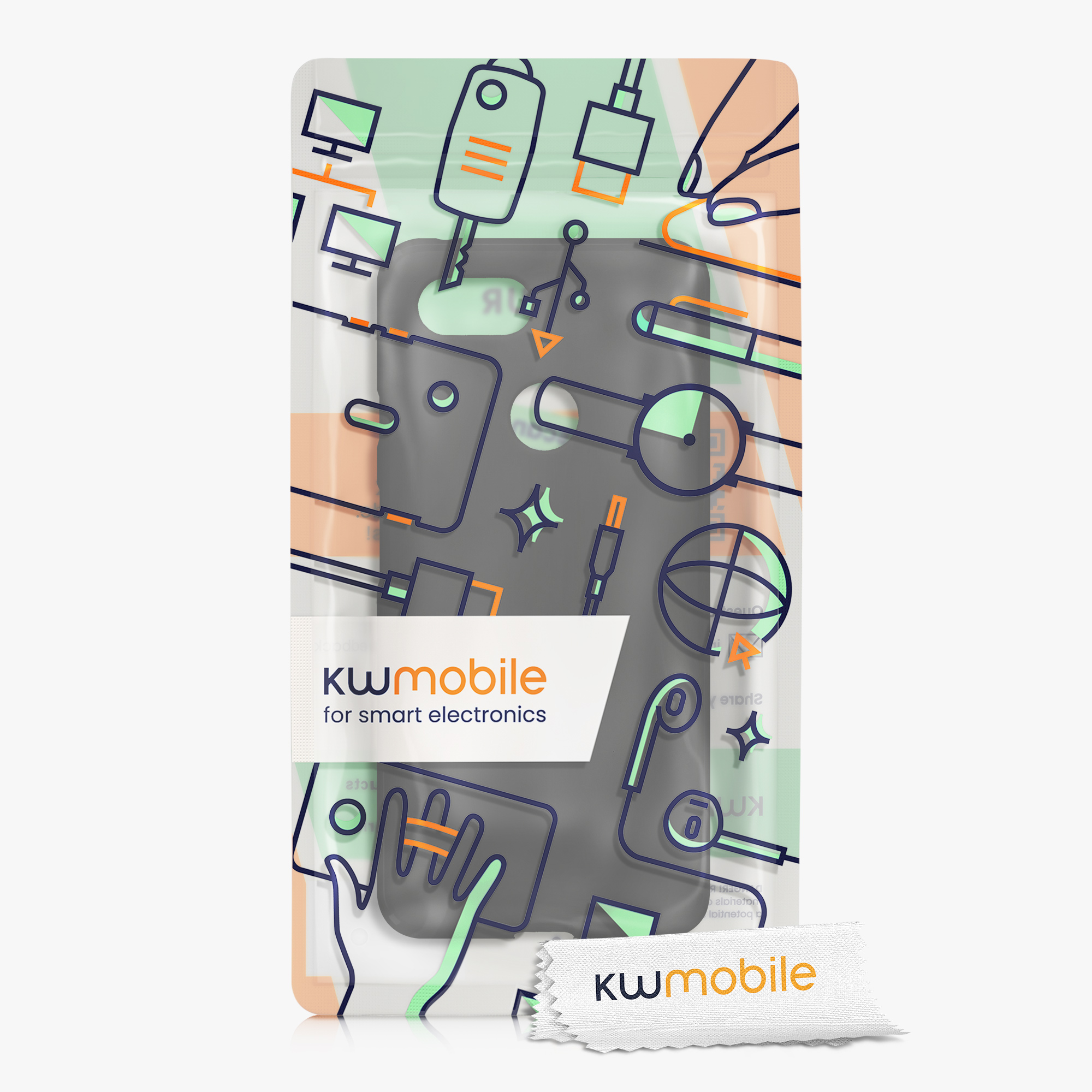 Silikonový kryt kwmobile pro Google Pixel 3 - černá