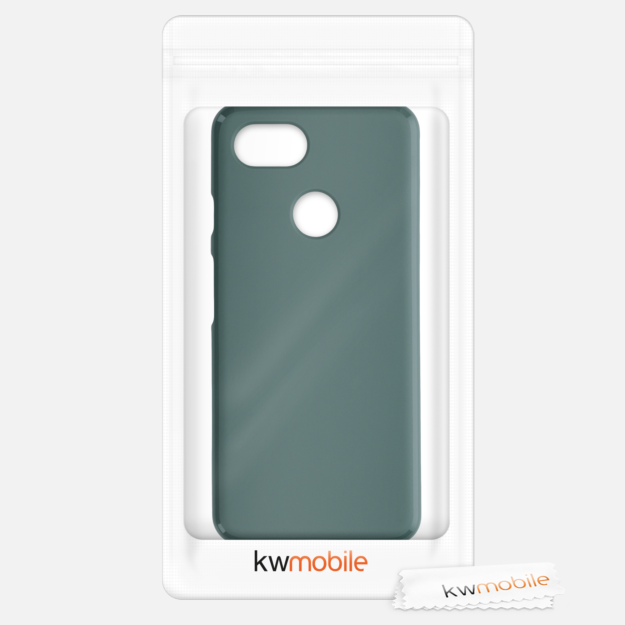 Silikonový kryt kwmobile pro Google Pixel 3 - modrozelená