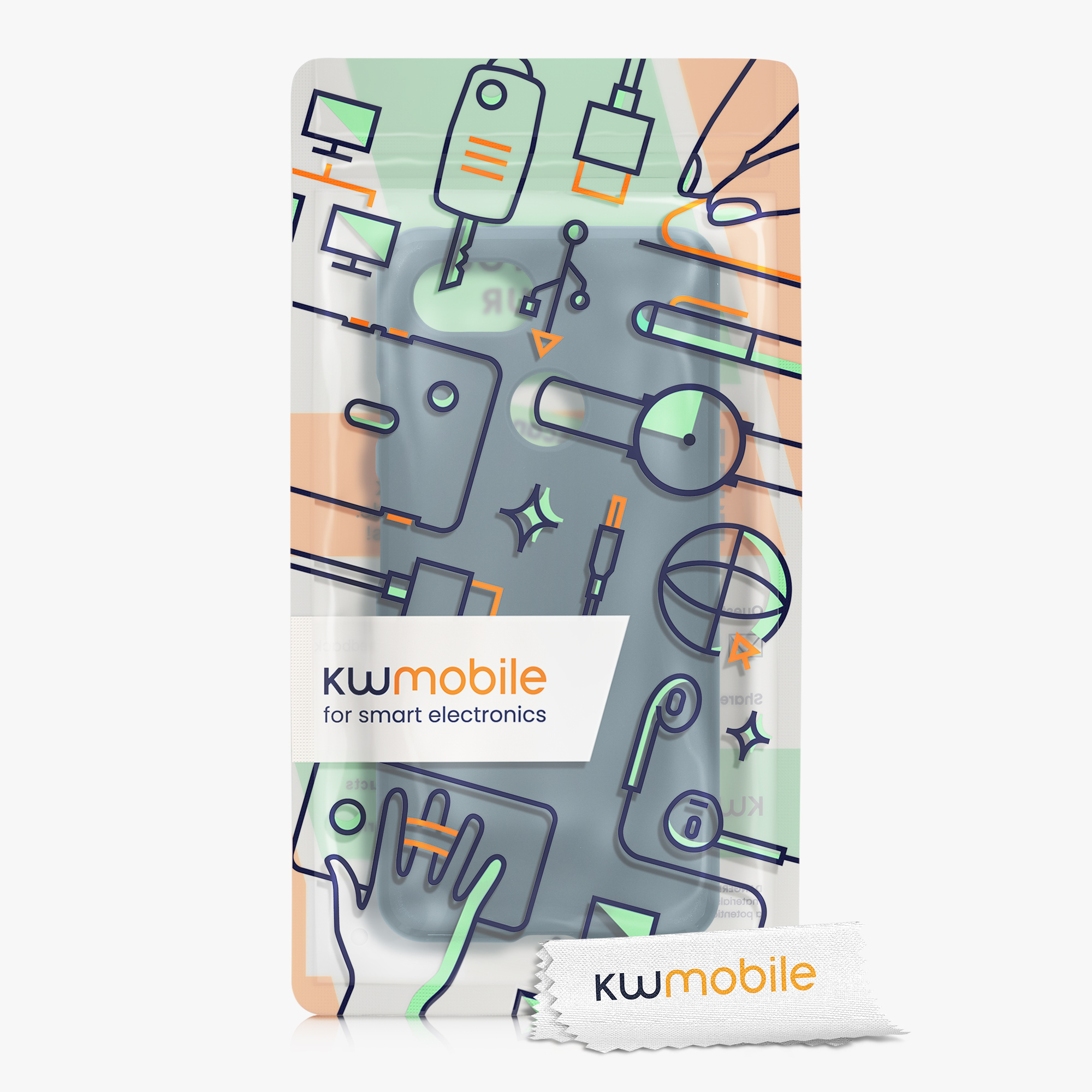 Zadní kryt kwmobile pro Google Pixel 3 - tmavě břidlicová