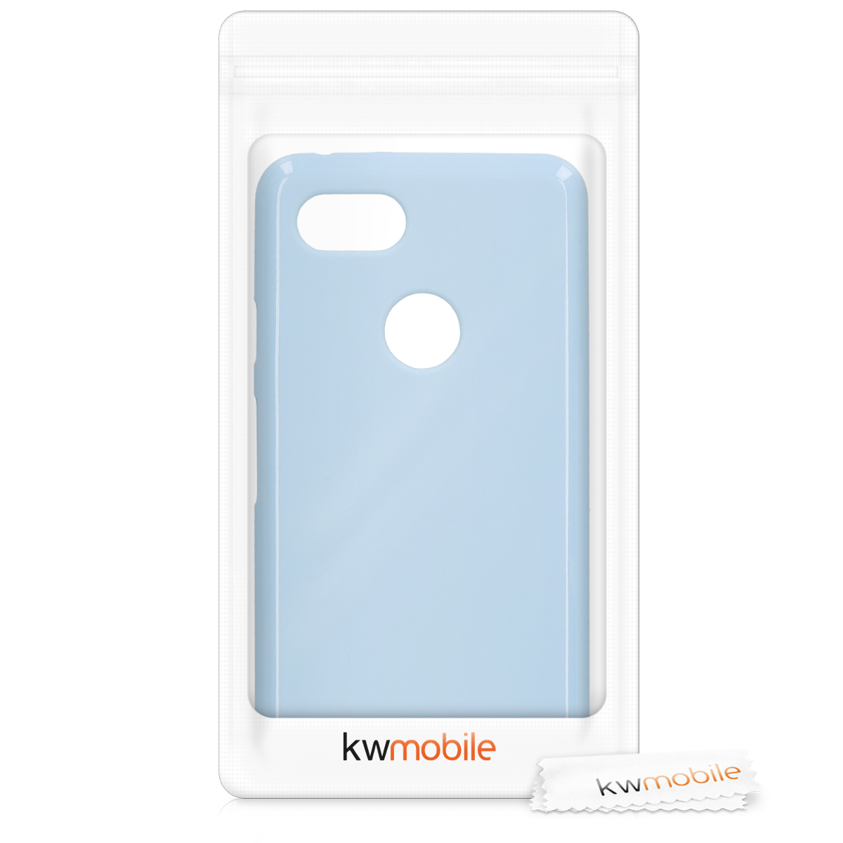 Silikonový kryt kwmobile pro Google Pixel 3 - matná světle modrá