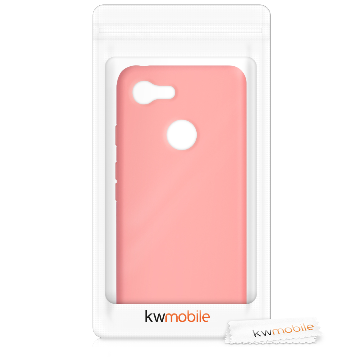 Zadní kryt kwmobile pro Google Pixel 3 - korálová