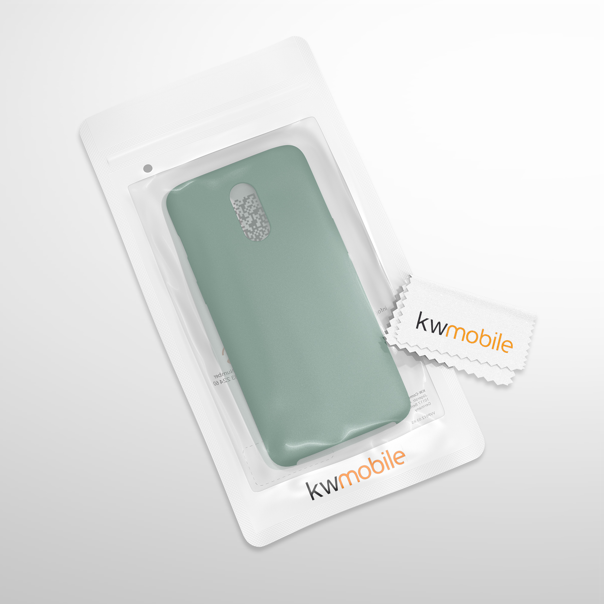 Kryt na mobil OnePlus 6T kwmobile TPU lesní zelená
