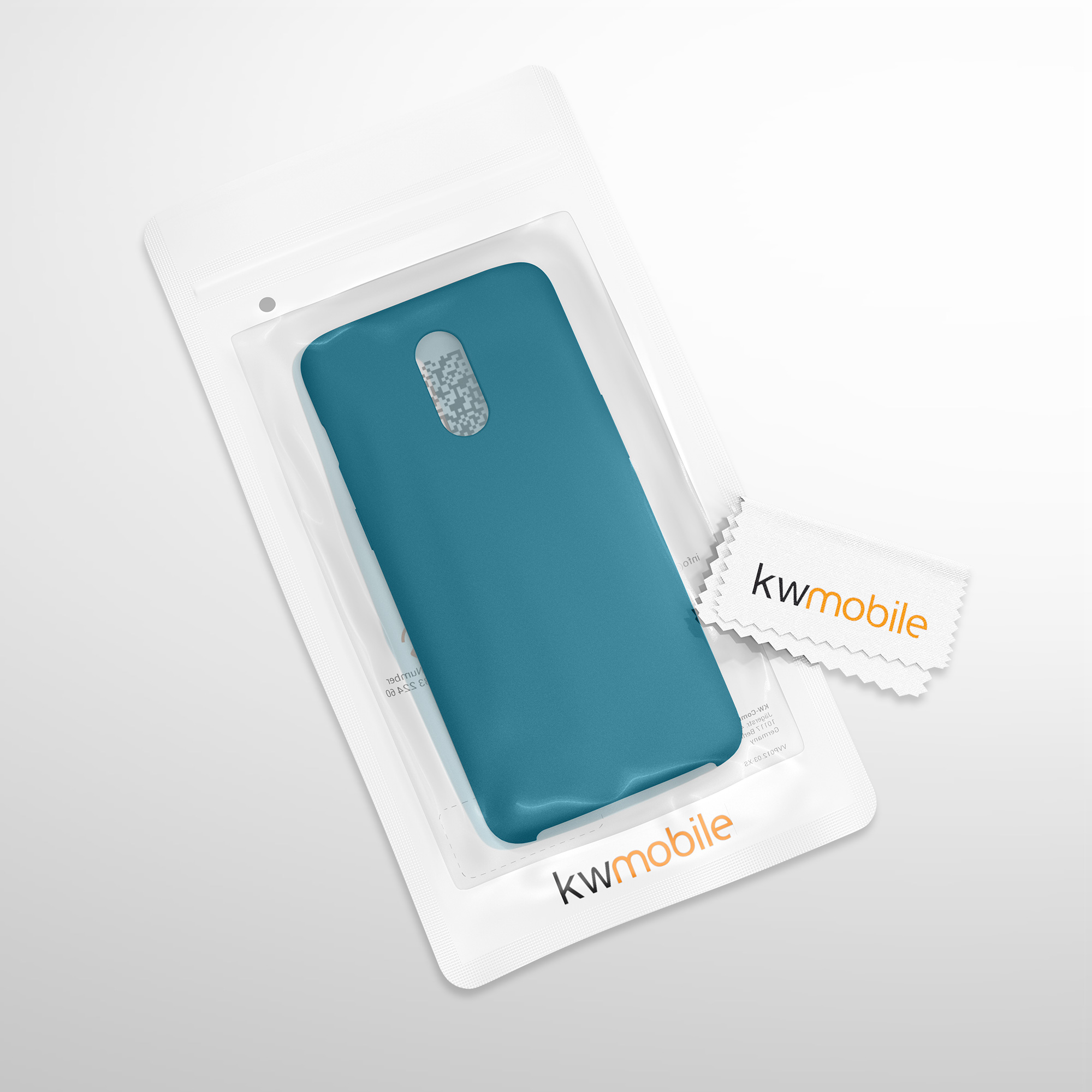 Kryt na mobil OnePlus 6T kwmobile TPU petrolejová matná