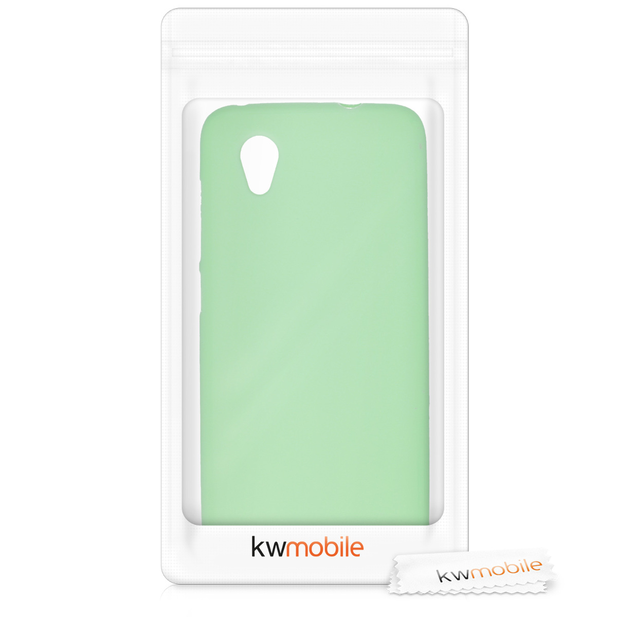Kryt na mobil Alcatel 1 kwmobile TPU matně mátový
