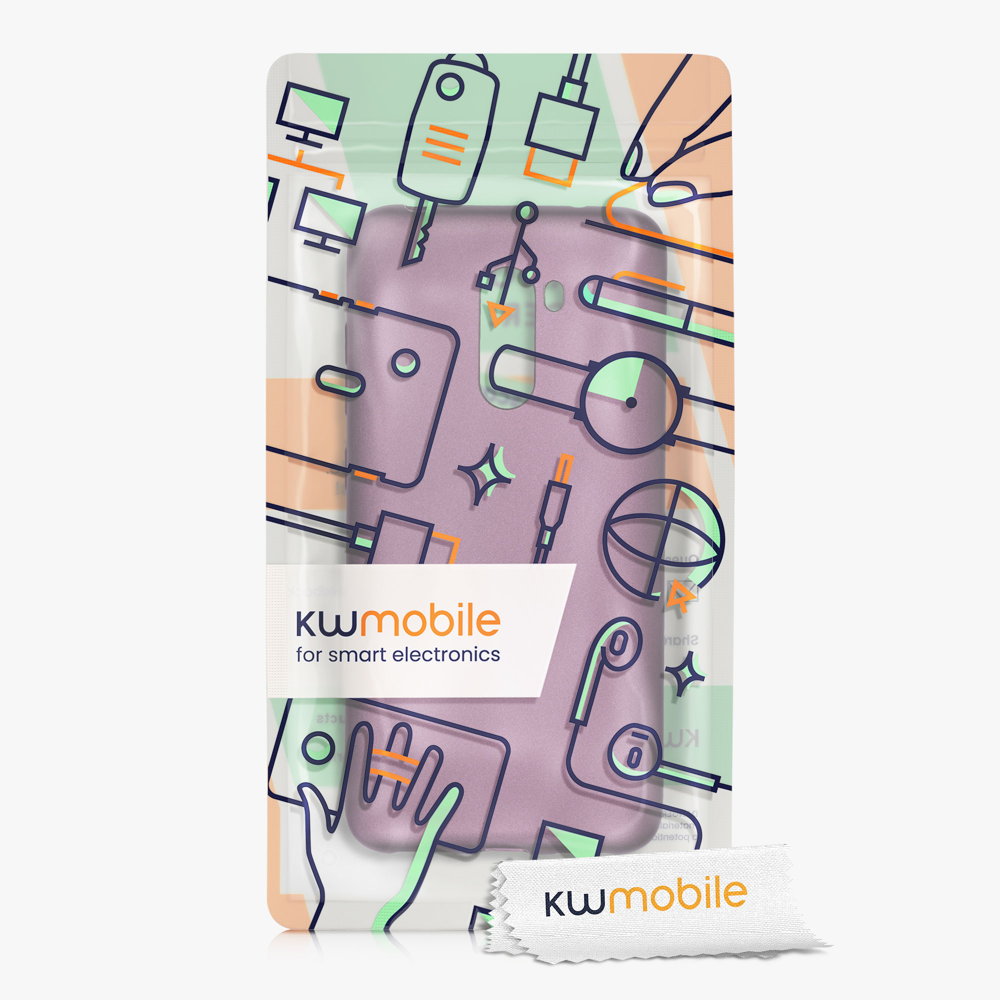 Kryt Xiaomi Pocophone F1 metalický TPU levandulová kwmobile