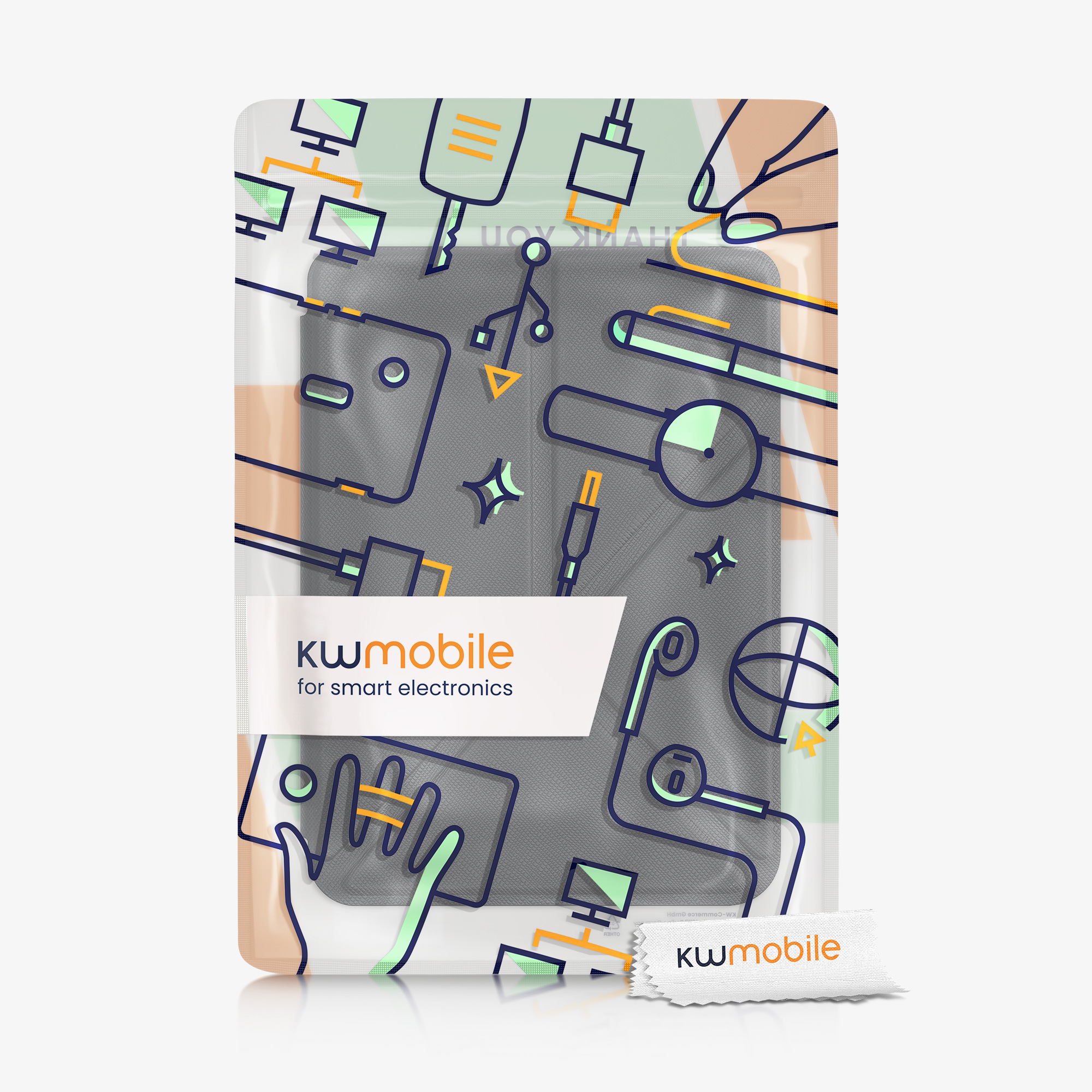 Pouzdro na čtečku Tolino Shine 3 kwmobile - černá