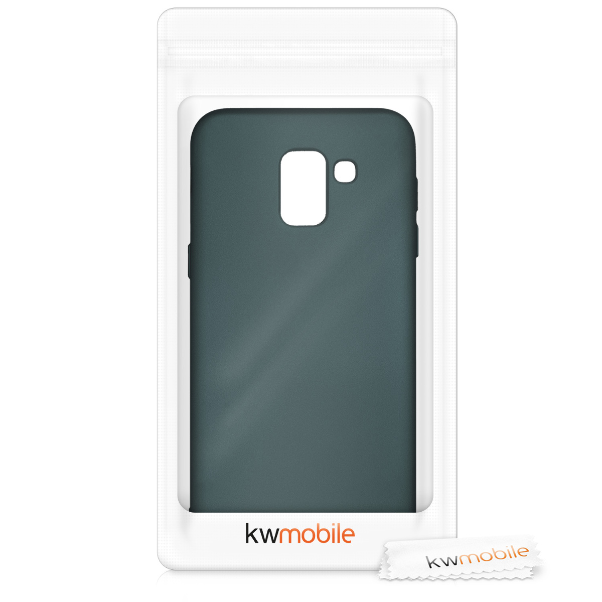 Metalický kryt na mobil Samsung Galaxy J6 kwmobile Metallic Teal