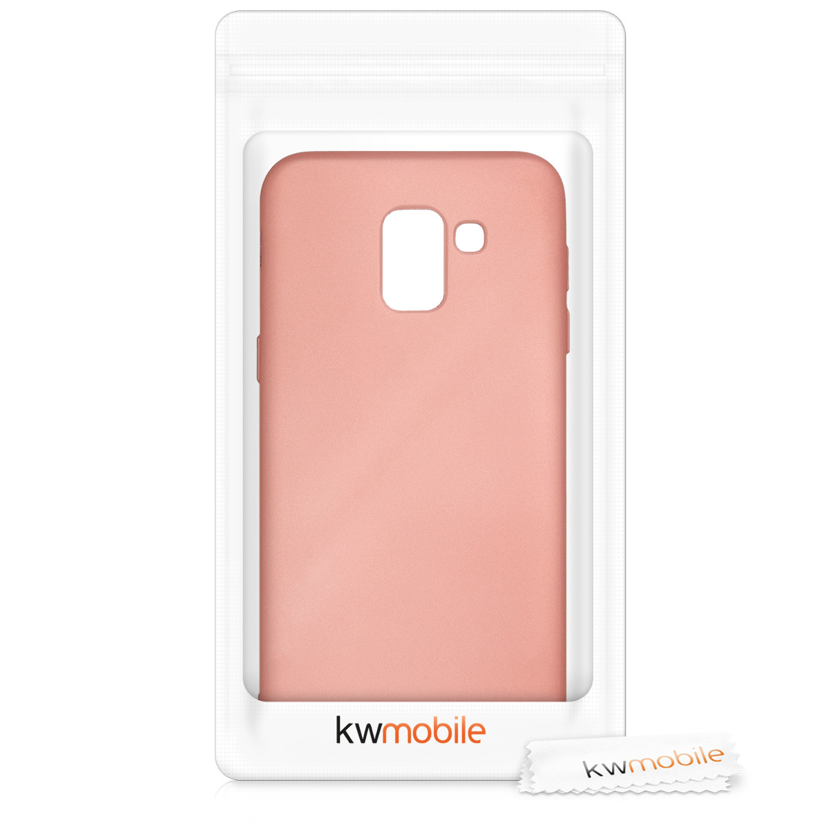 Metalický kryt na mobil Samsung Galaxy J6 kwmobile metalicky rose gold
