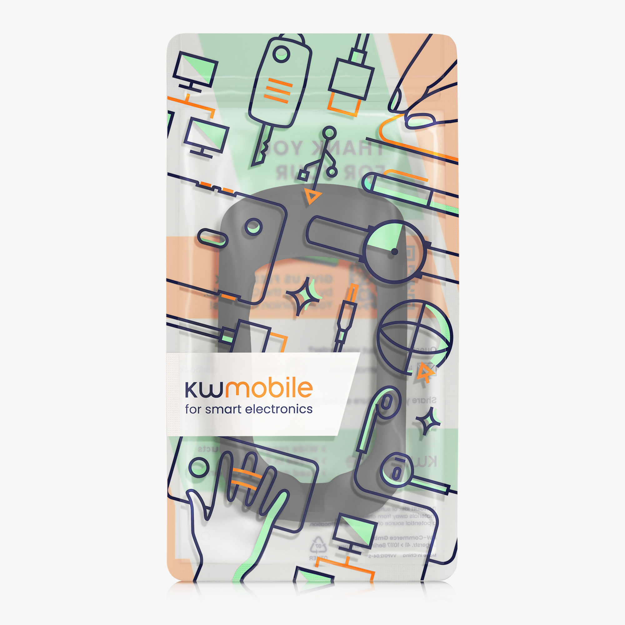 Silikonové pouzdro cyklo GPS Garmin Edge Explore kwmobile černá