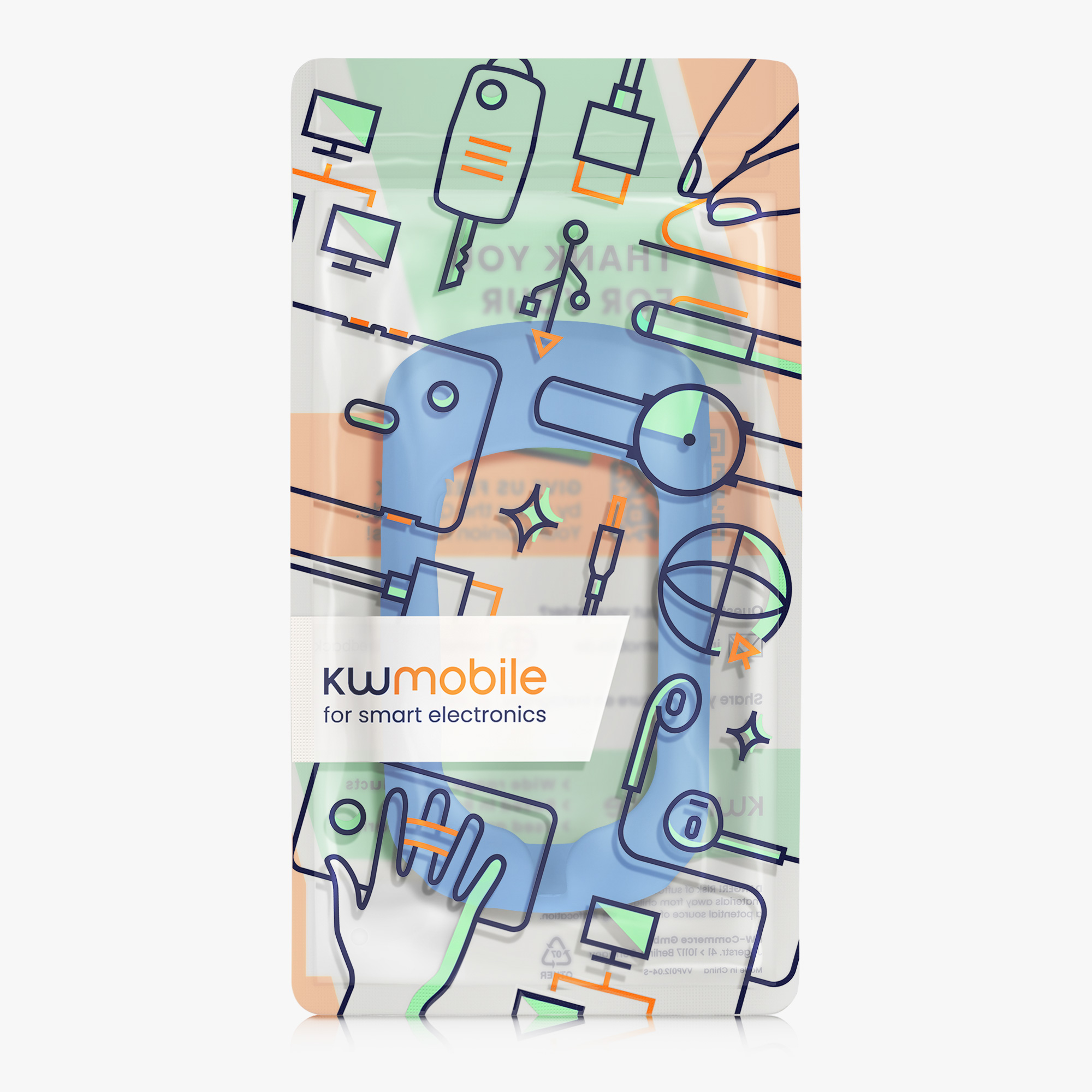 Silikonové pouzdro cyklo GPS Garmin Edge Explore kwmobile průhledná