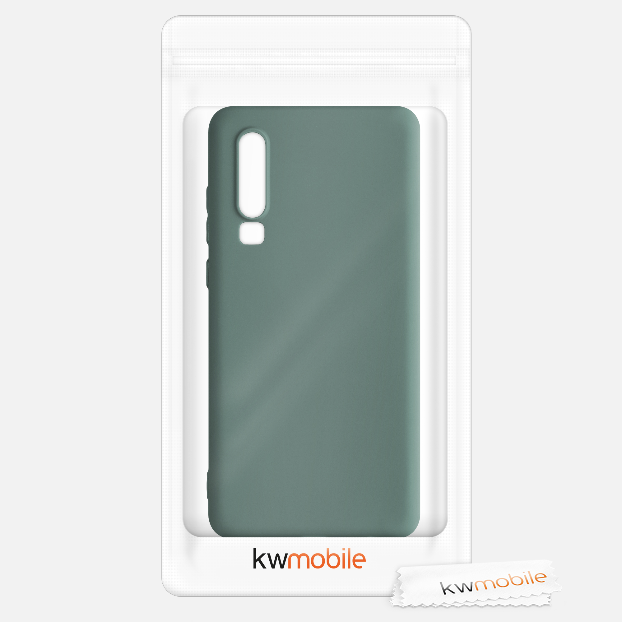 Kryt kwmobile Huawei P30, modrozelená