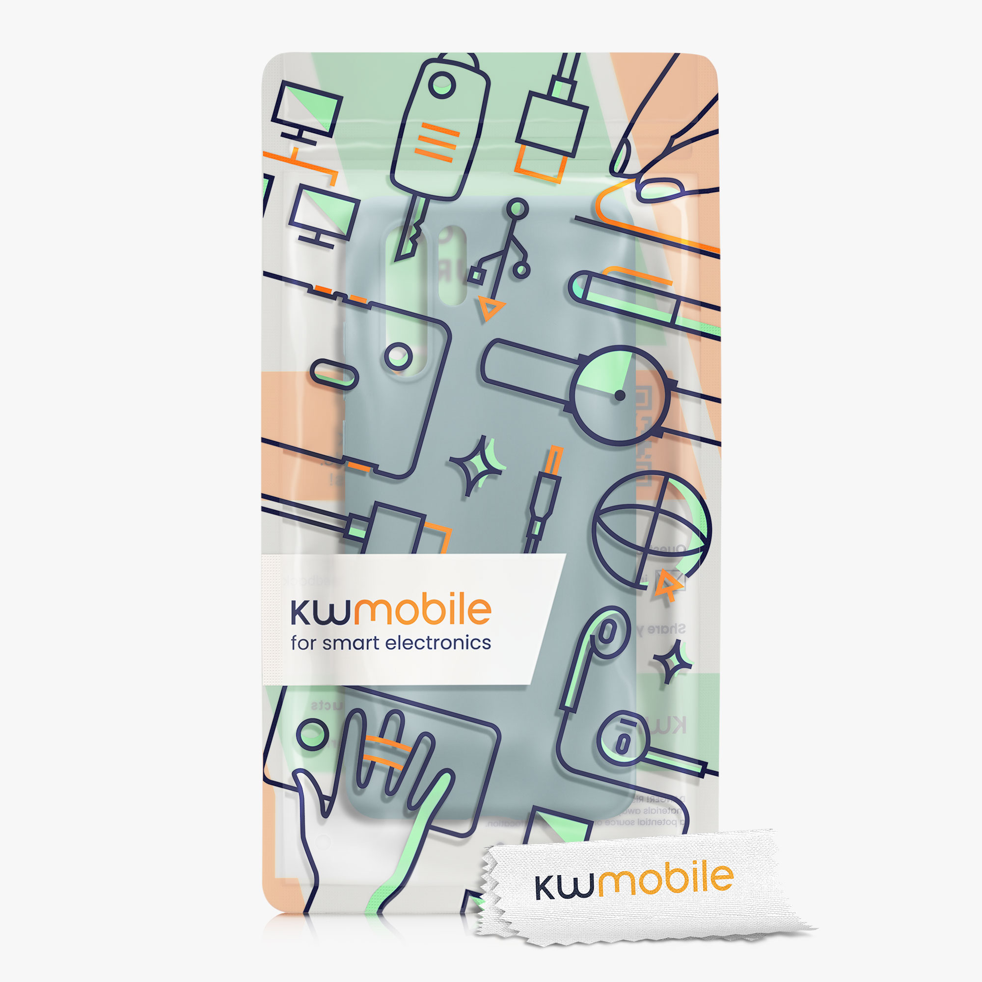Kryt na mobil Huawei P30 Pro kwmobile - béžová Antique Stone