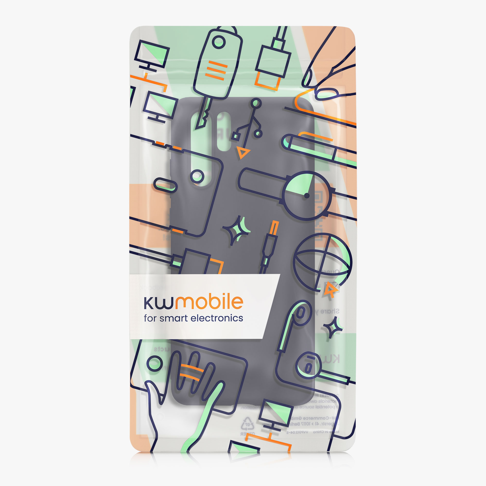 Kryt na mobil Huawei P30 Pro kwmobile - tmavě modrá Deep Ocean