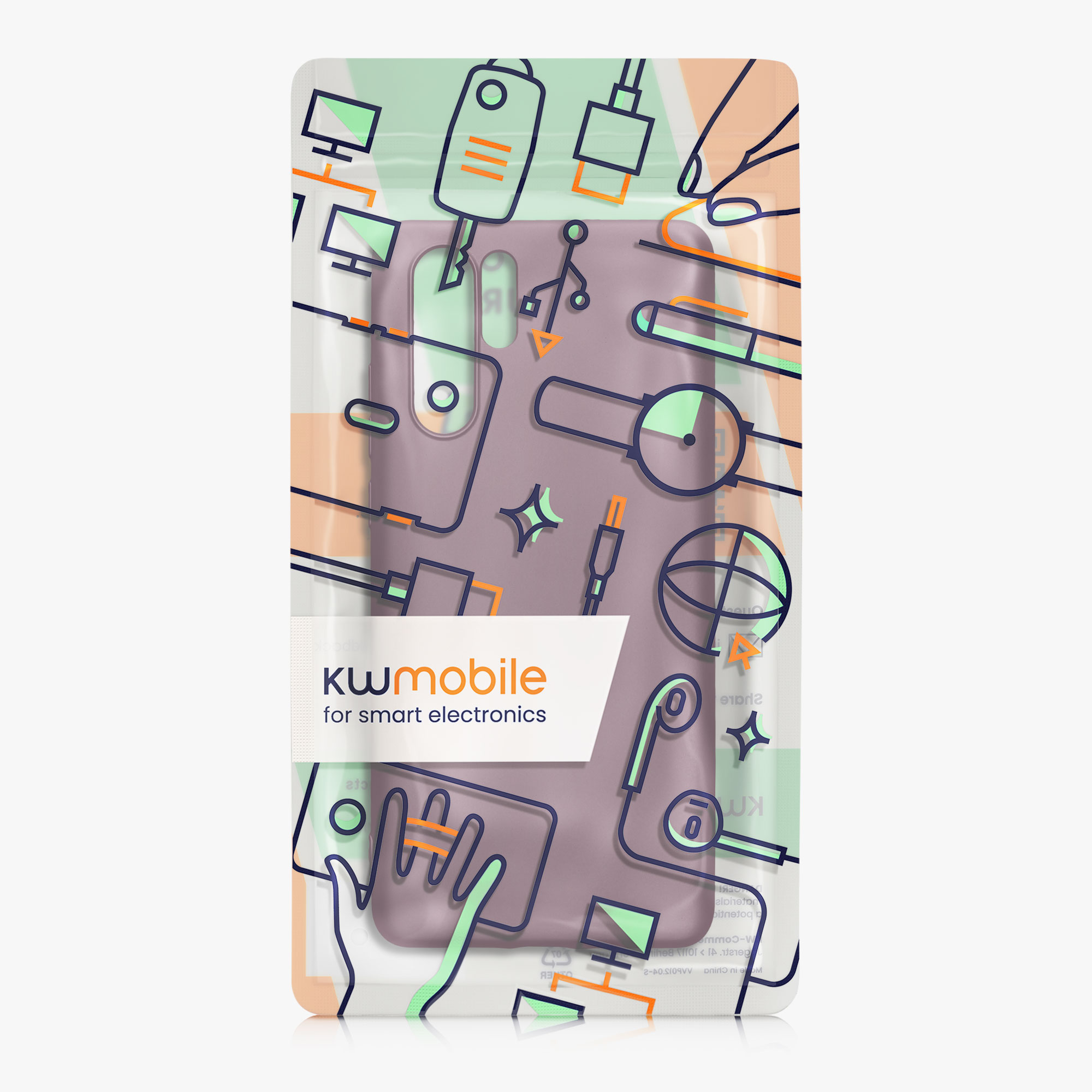 Kryt na mobil Huawei P30 Pro kwmobile - metalická levandulová