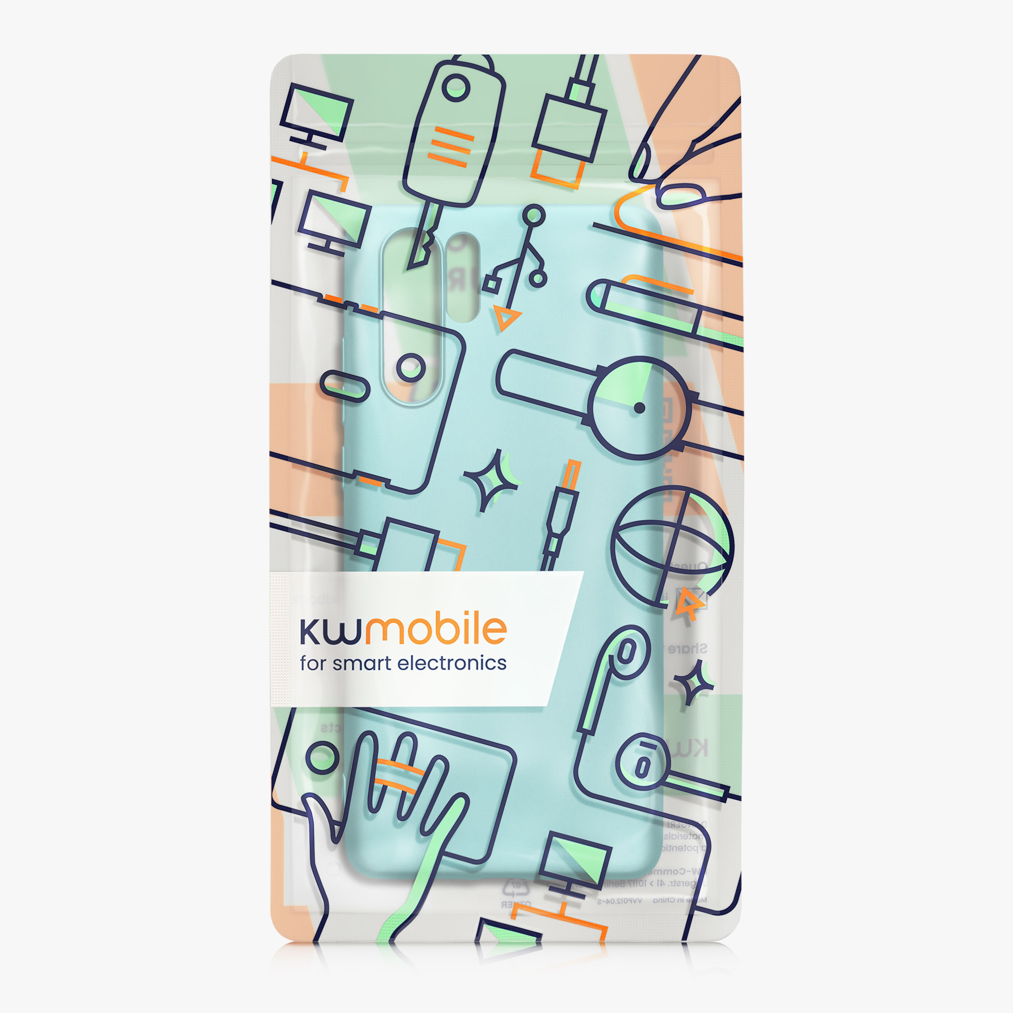 Kryt kwmobile Huawei P30 Pro, metalická mátově zelená