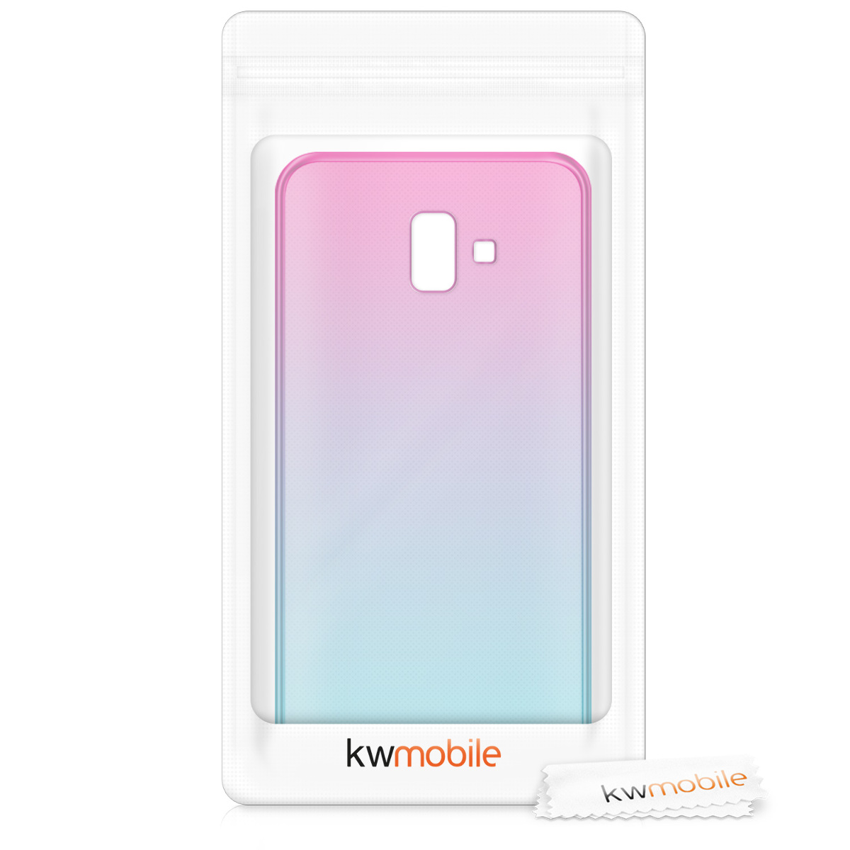 Kryt na mobil Samsung Galaxy J6+ / J6 Plus DUOS kwmobile TPU transparentní