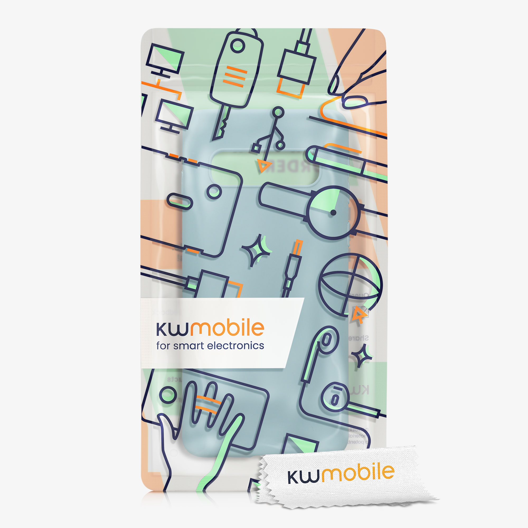 Kryt na mobil Samsung Galaxy S10 kwmobile TPU Arctic Night