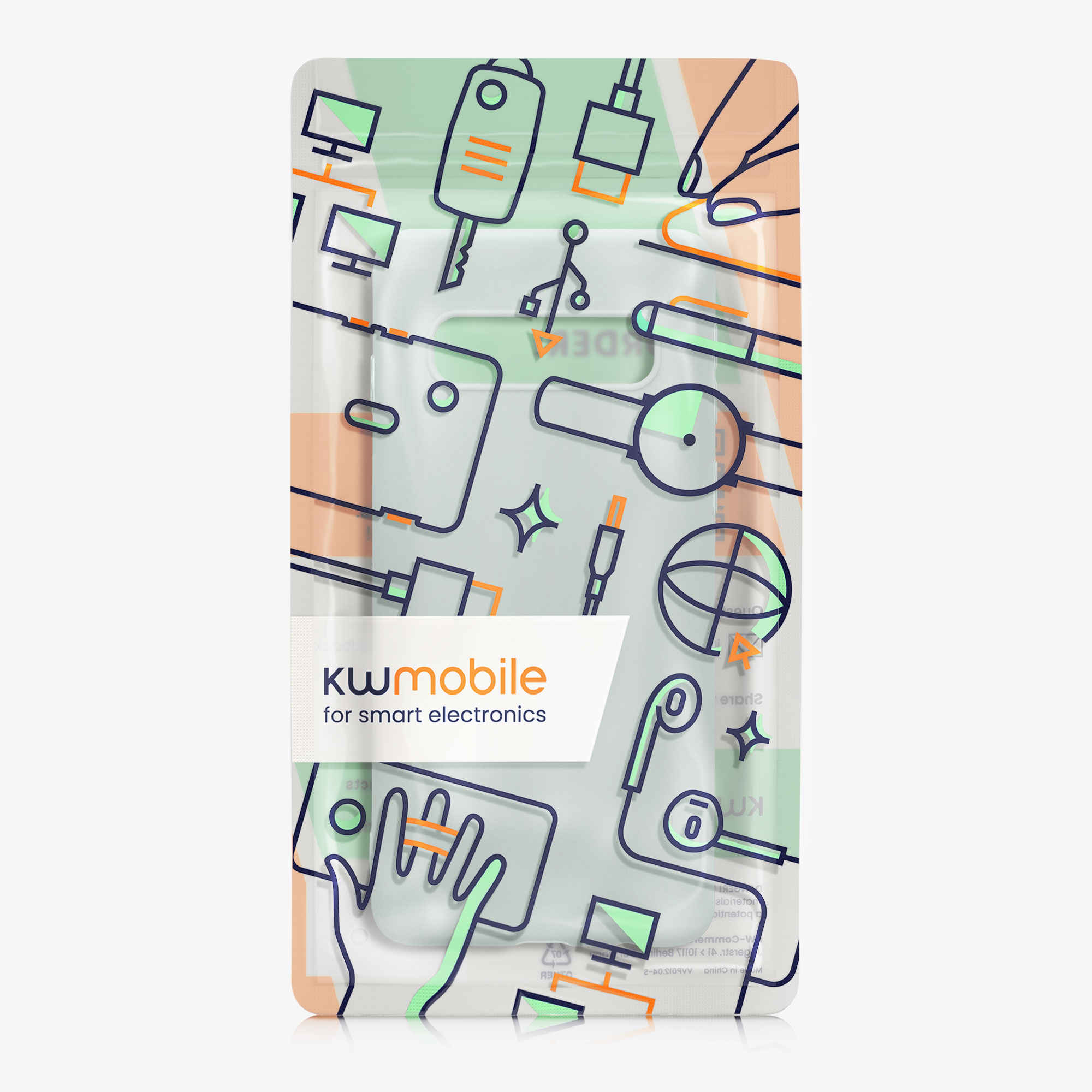 Kryt na mobil Samsung Galaxy S10 kwmobile TPU mintový