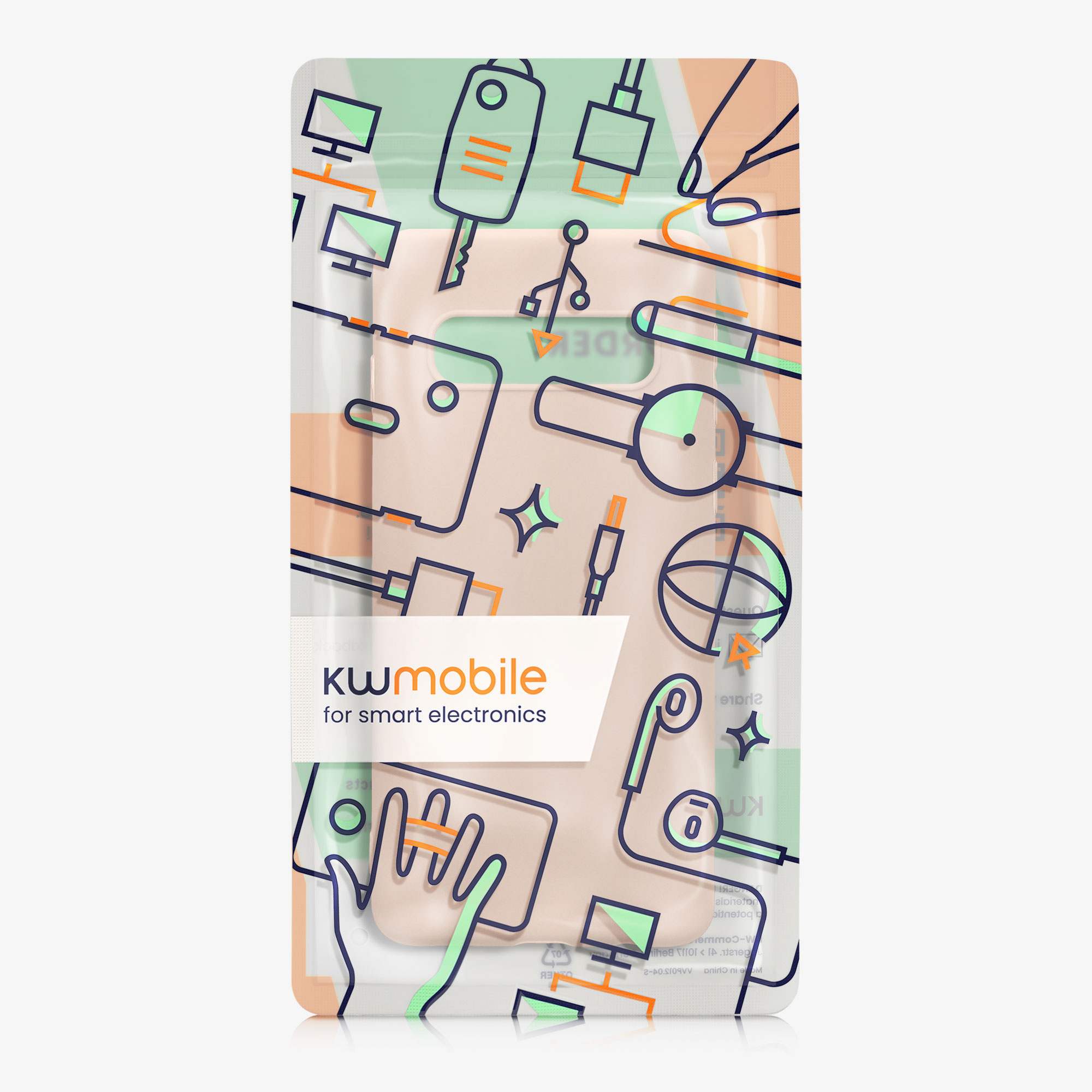 Kryt na mobil Samsung Galaxy S10 kwmobile TPU Coconut Swirl