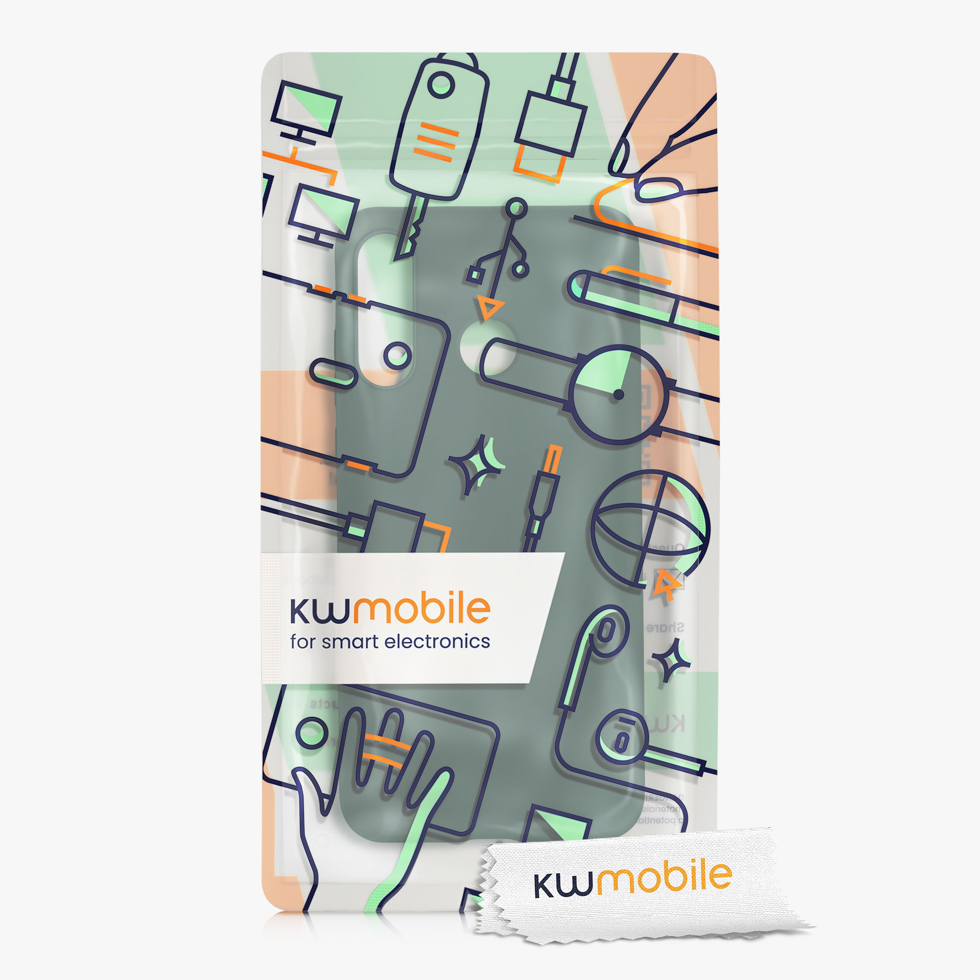 Kryt kwmobile Huawei P30 Lite, lesní zelená