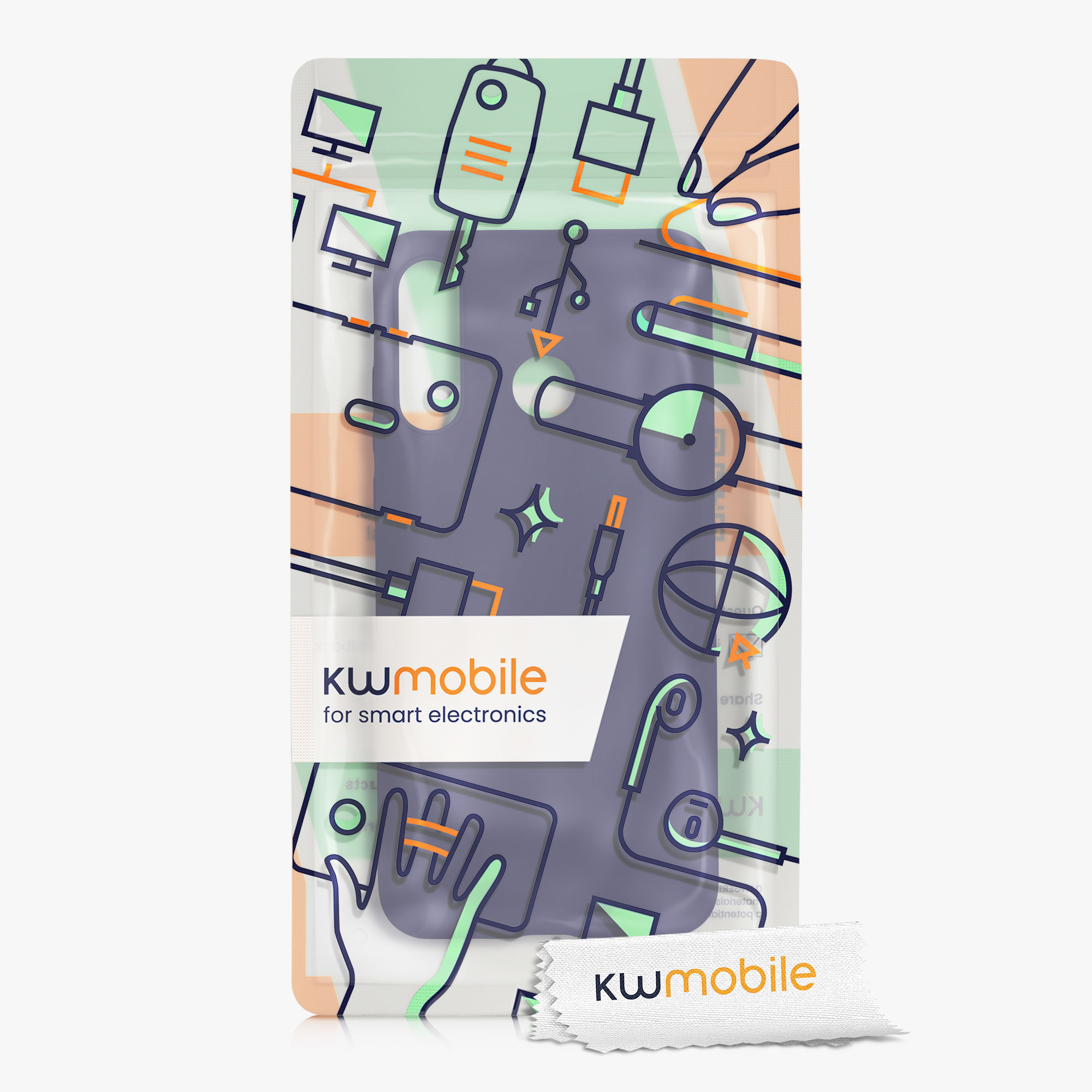 Kryt kwmobile Huawei P30 Lite, hluboký oceán
